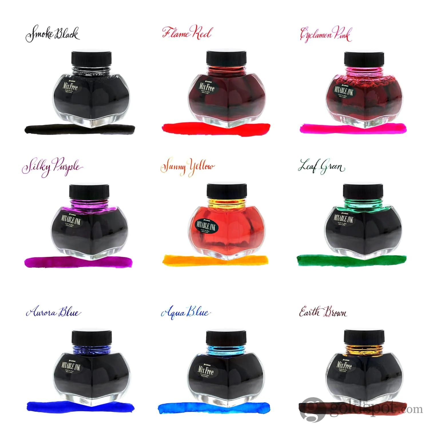 Platinum Mixable Bottled Ink in Cyclamen Pink - 60 mL - Image 4