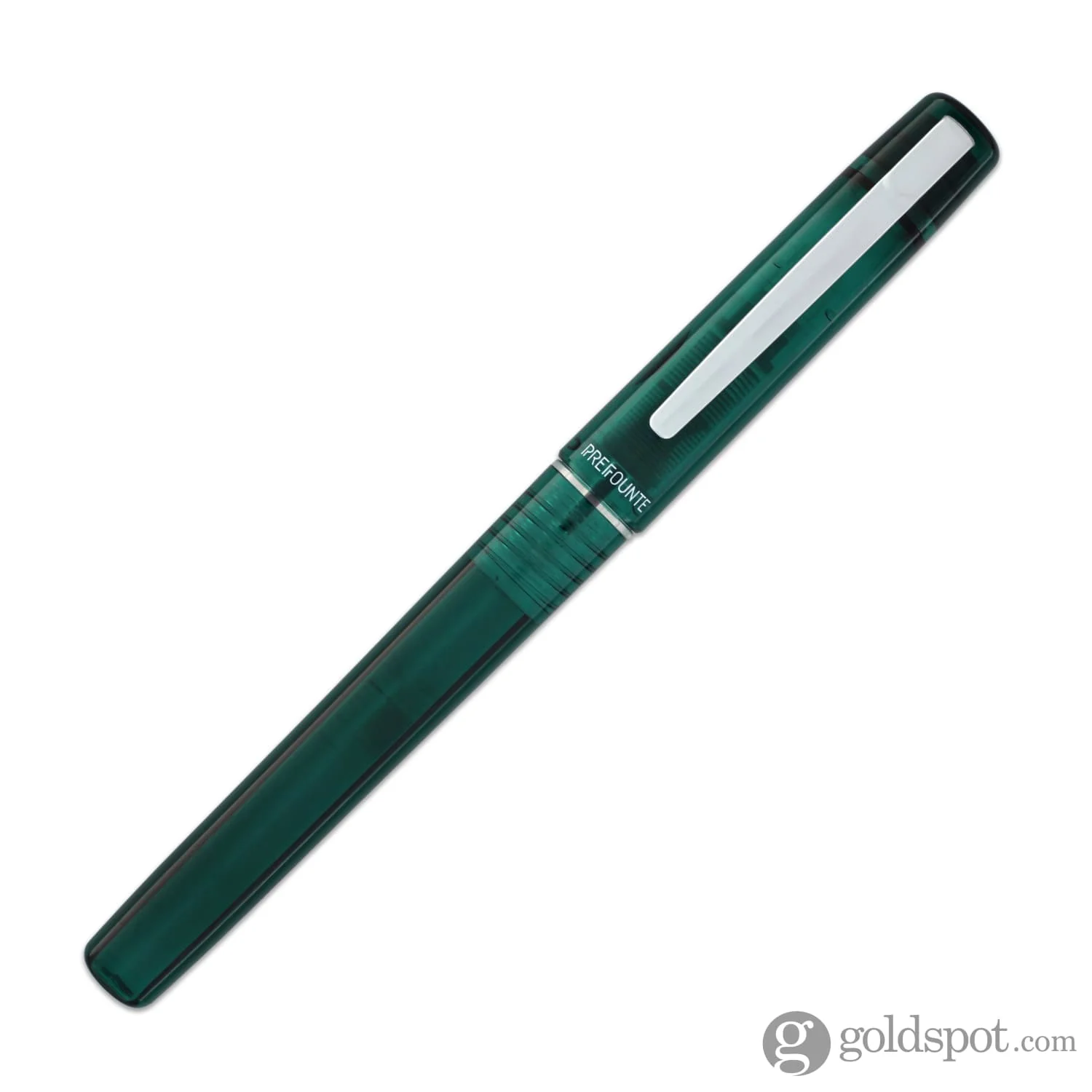Platinum Prefounte Fountain Pen in Dark Emerald - Image 4