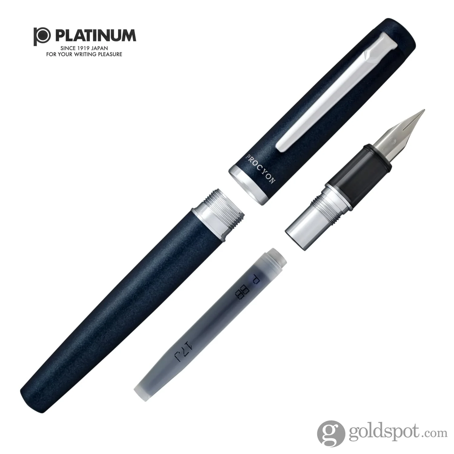 Platinum Procyon Fountain Pen in Deep Sea - Image 7