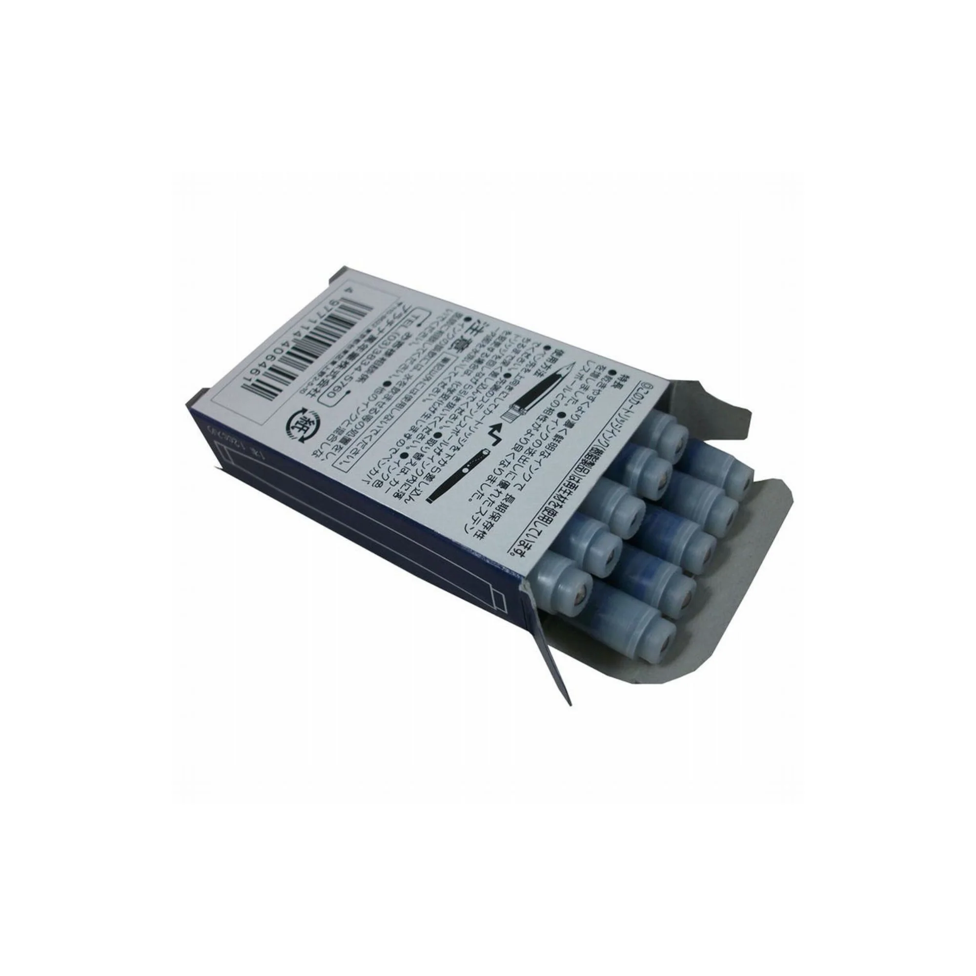 Platinum Ink Cartridge in Blue-Black - Pack of 10 - Image 3
