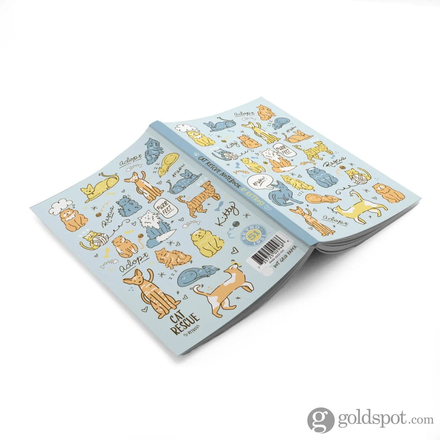 Retro 51 Cat Rescue 6 Notebook - Dotted - Image 2