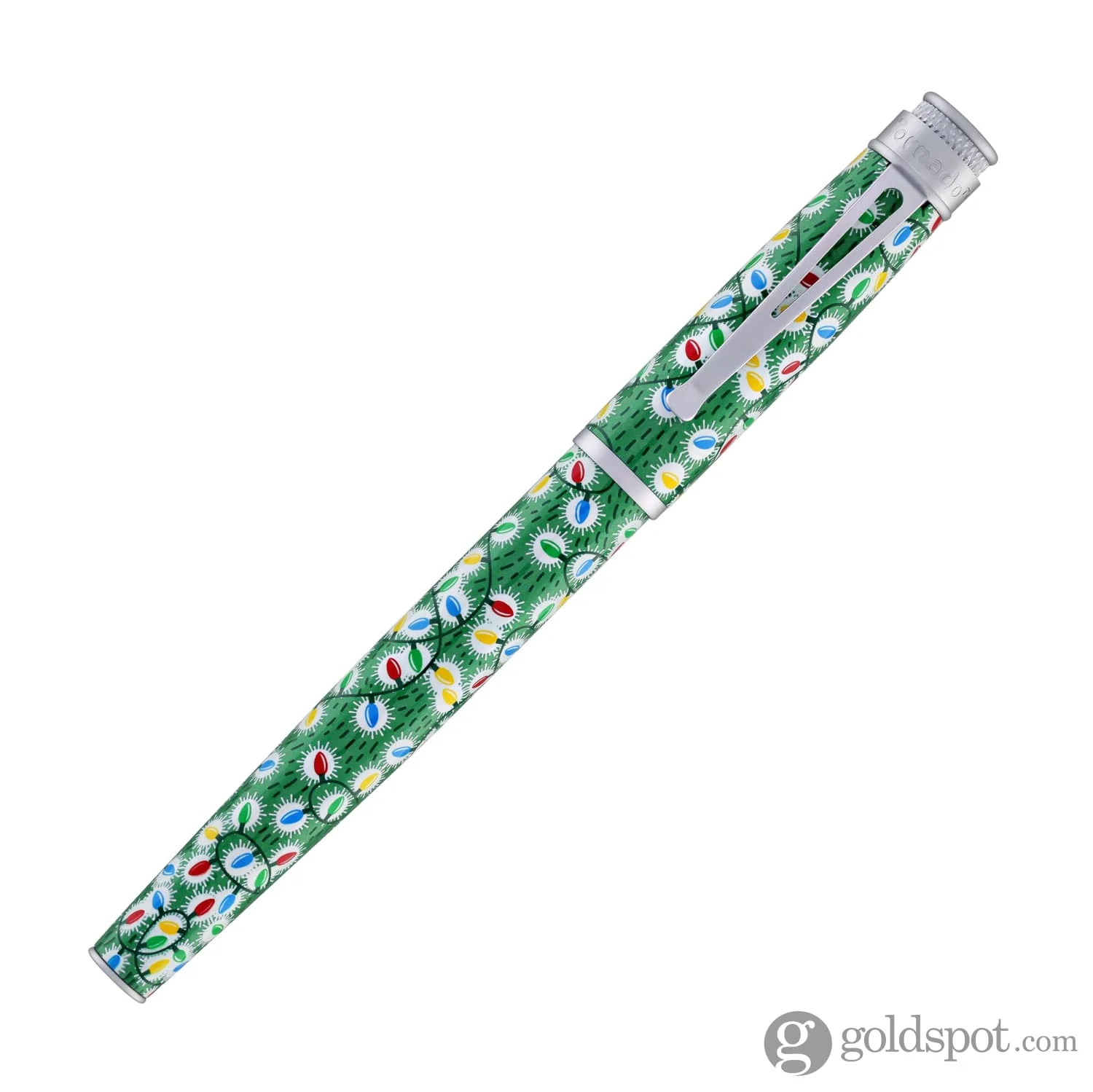 Retro 51 Goldspot Exclusive Tornado Fountain Pen in Sparky Christmas Lights - Image 2