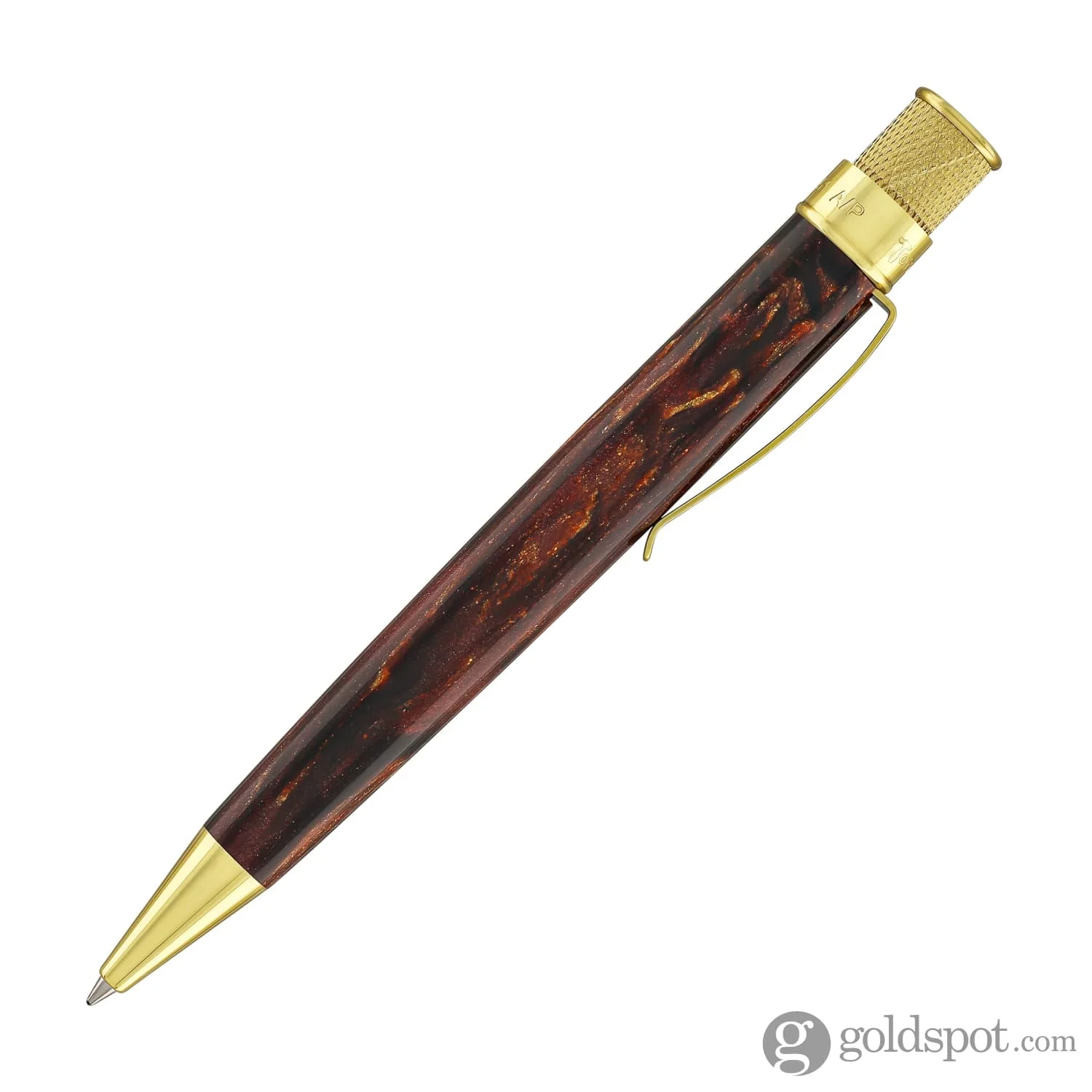 Retro 51 Goldspot Exclusive Tornado Rollerball in 'Tis the Season Diamondcast Resin- Artist Proof - Image 4