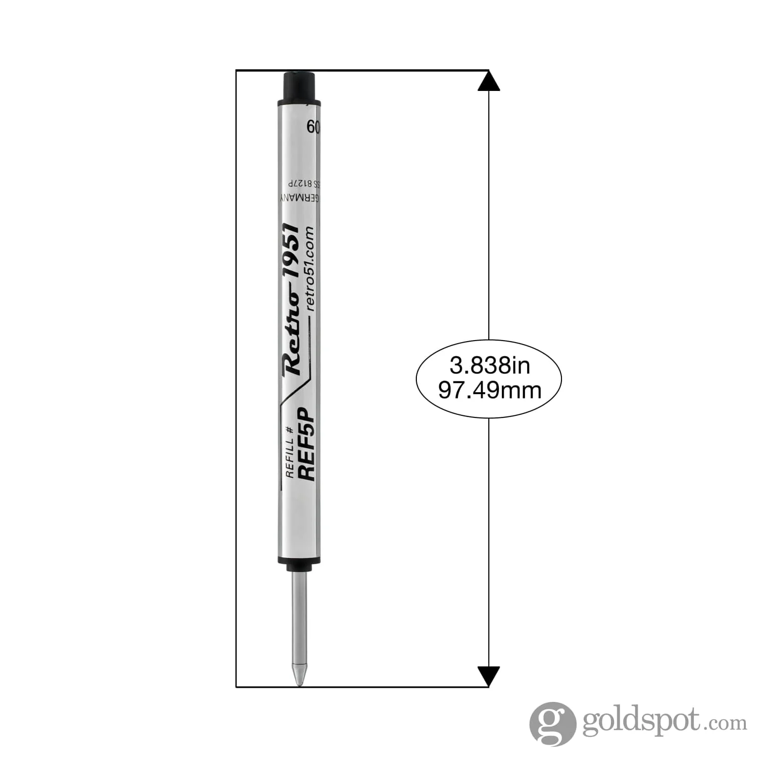 Retro 51 Retractable Rollerball Refill in Purple for Tornado Pens - Image 2