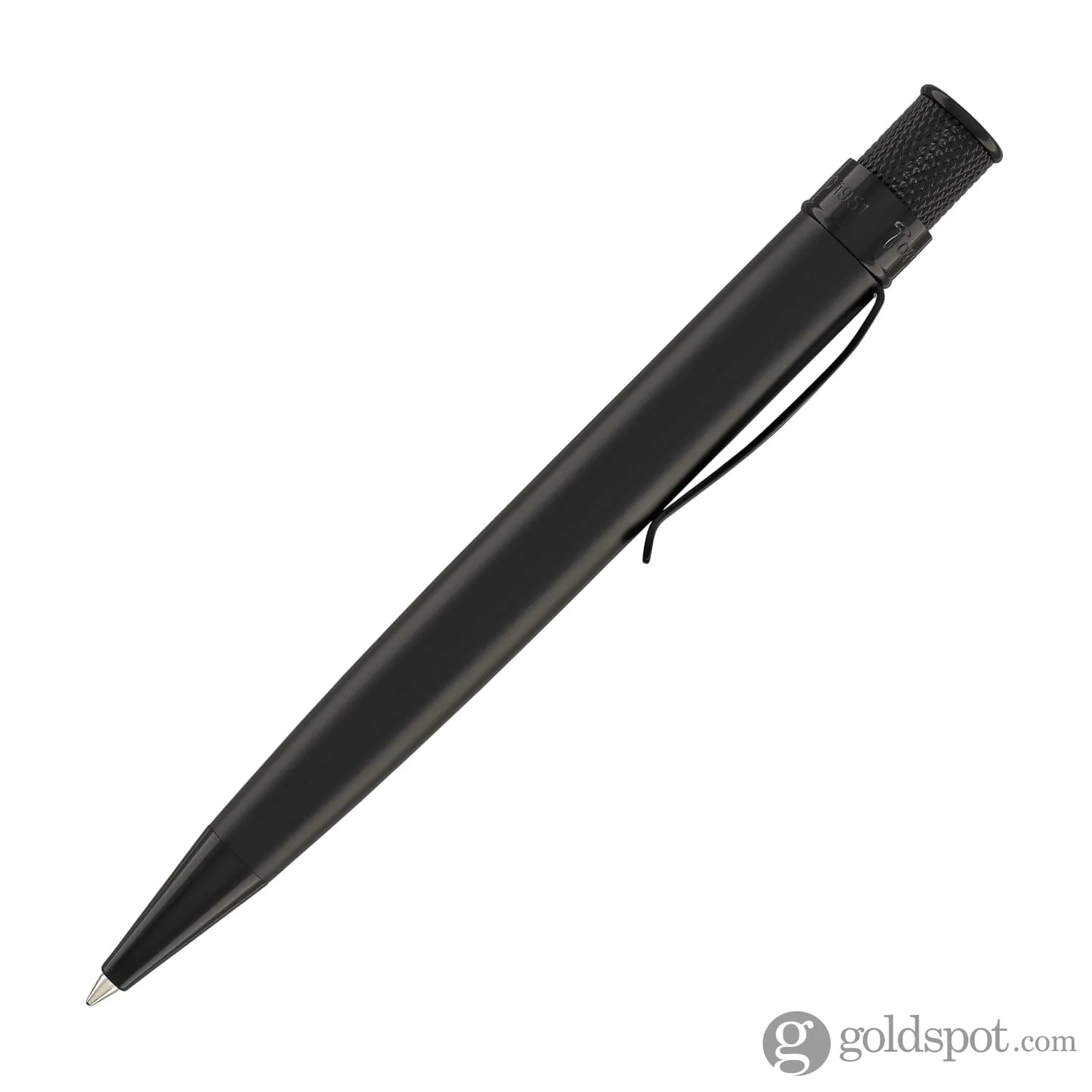 Retro 51 Tornado Deluxe Black Stealth Rollerball Pen - Image 4