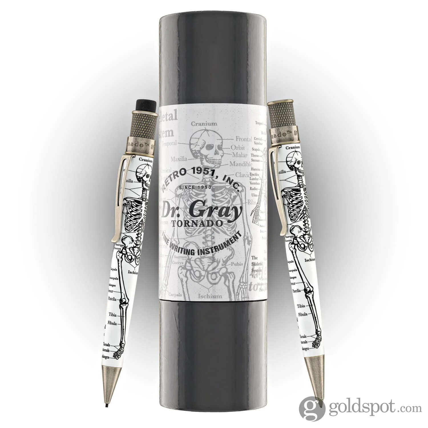 Retro 51 Tornado Dr. Gray Rollerball Pen & 1.15mm Mechanical Pencil Set - Image 9