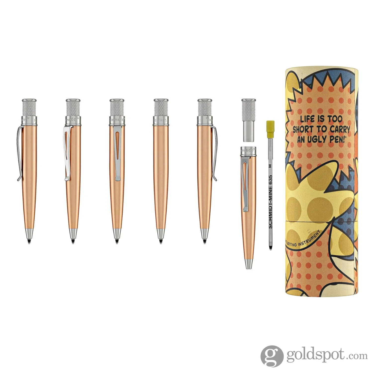 Retro 51 Tornado Elite Ballpoint Pen in Copper - Image 7