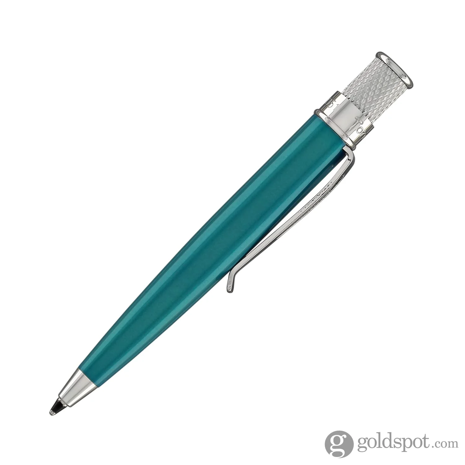 Retro 51 Tornado Elite Ballpoint Pen in Turquoise - Image 4