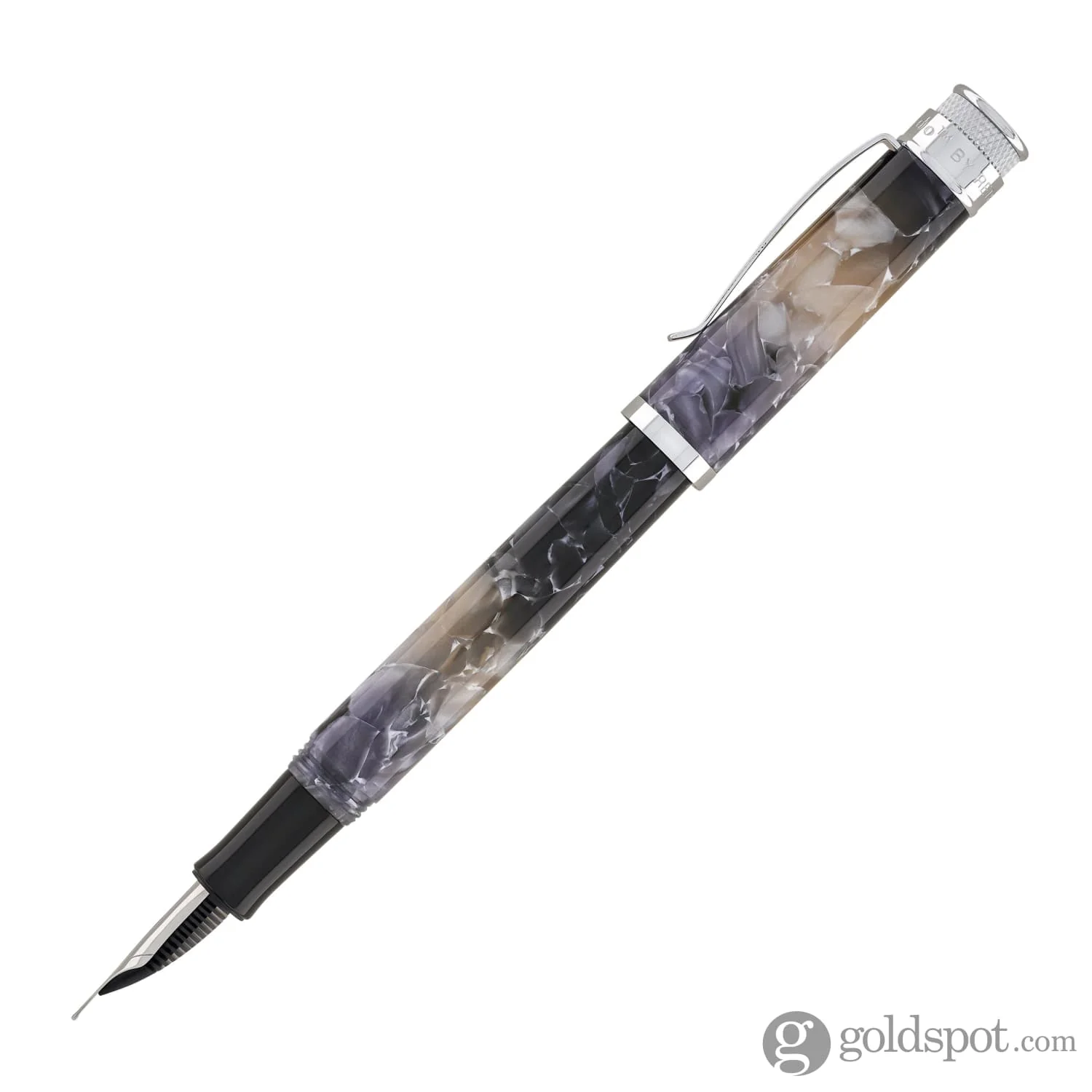 Retro 51 Tornado Fountain Pen in Silver Lining - Image 3