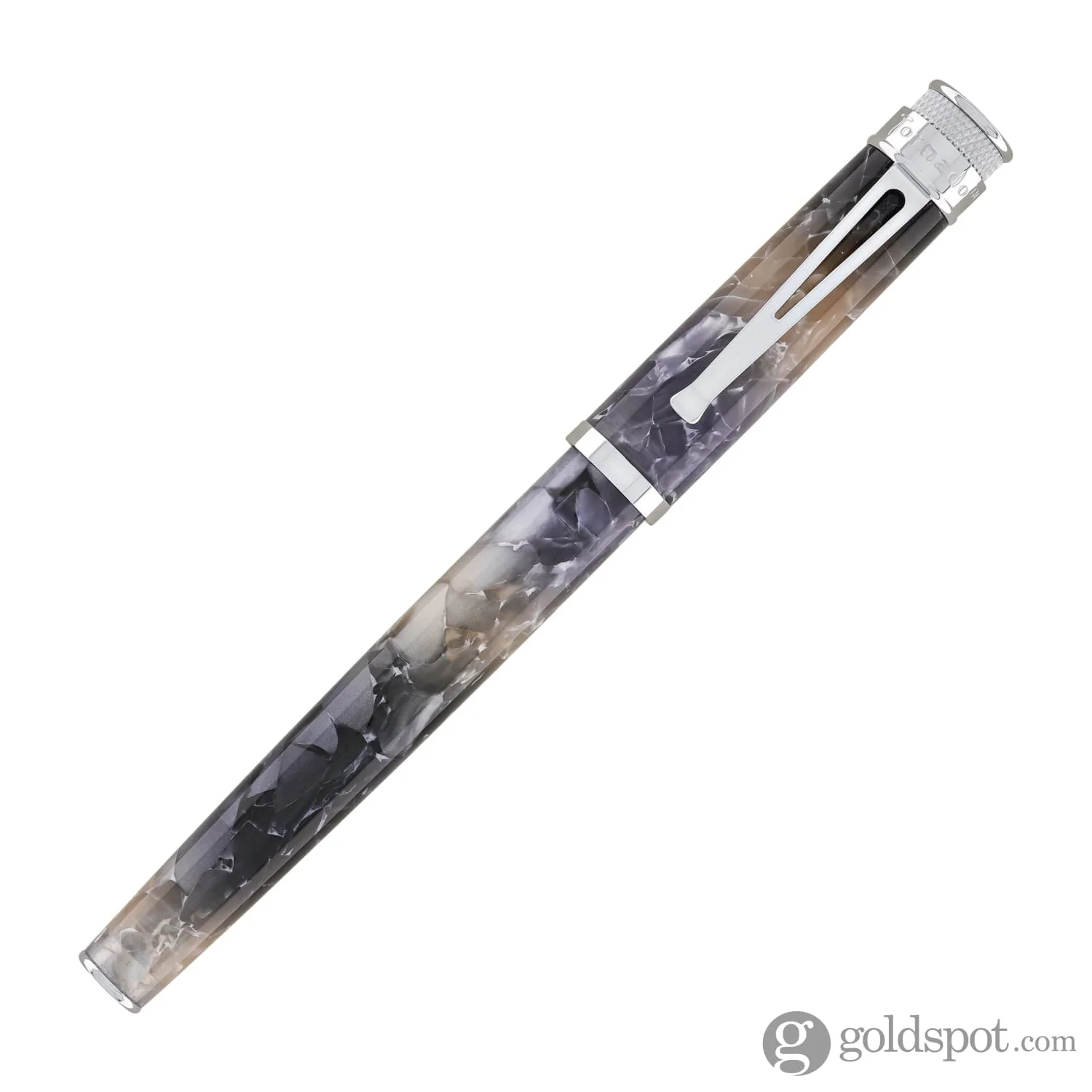 Retro 51 Tornado Fountain Pen in Silver Lining - Image 4