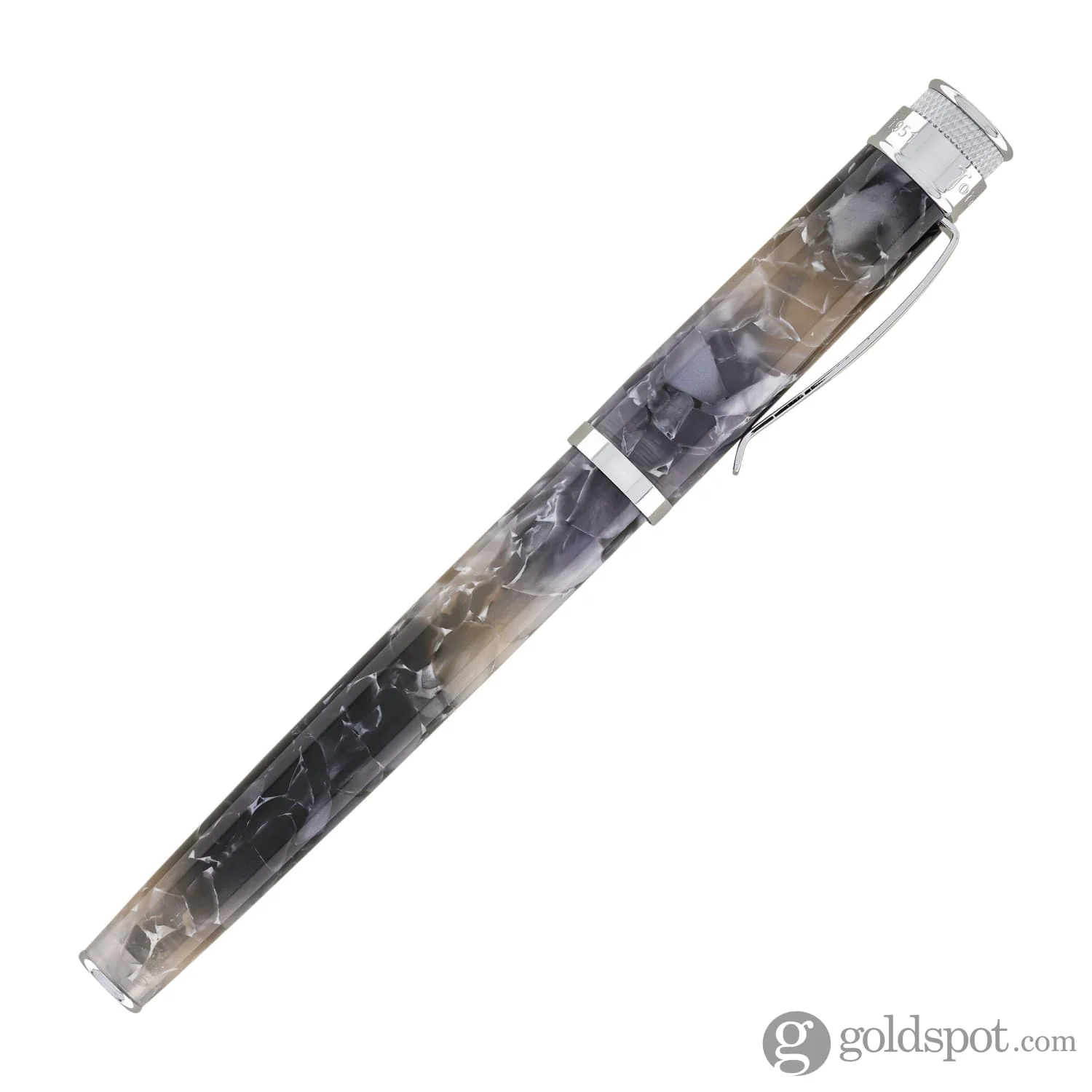 Retro 51 Tornado Fountain Pen in Silver Lining - Image 6