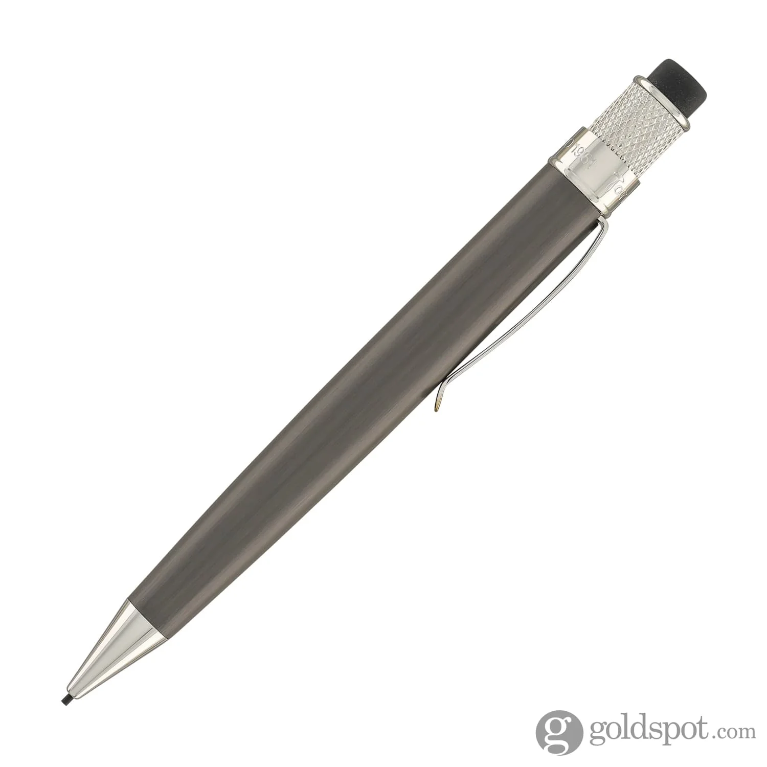 Retro 51 Tornado Mechanical Pencil in Black Nickel Platinum - 1.15mm - Image 4