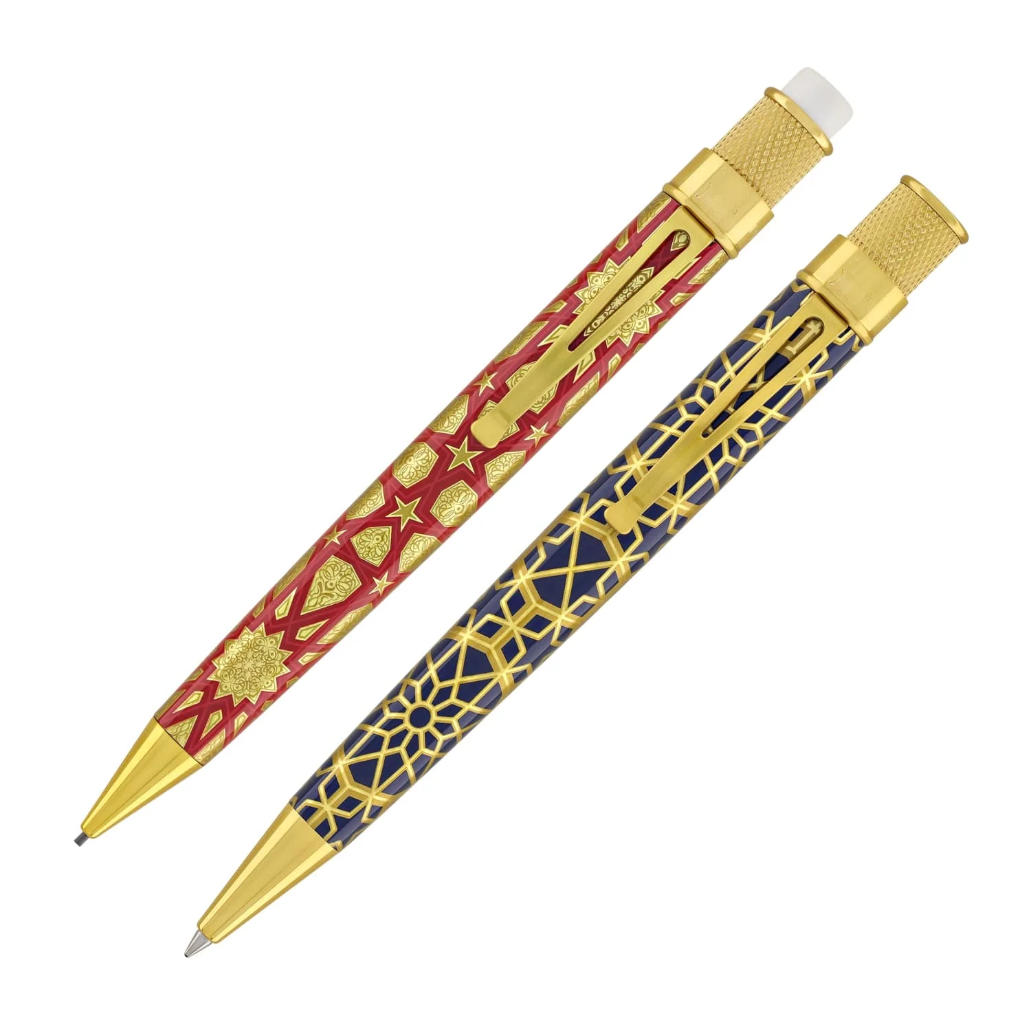 Retro 51 Tornado Metropolitan Rollerball and Pencil Set in Geometric