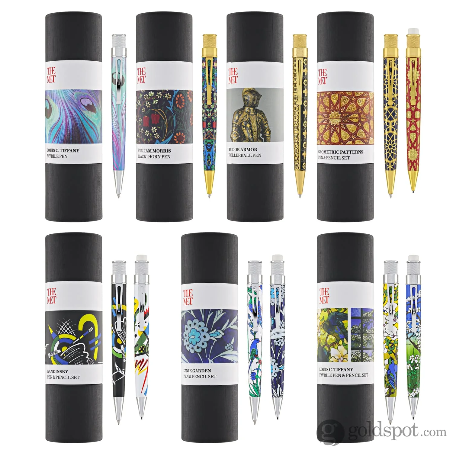 Retro 51 Tornado Metropolitan Rollerball and Pencil Set in Geometric - Image 12