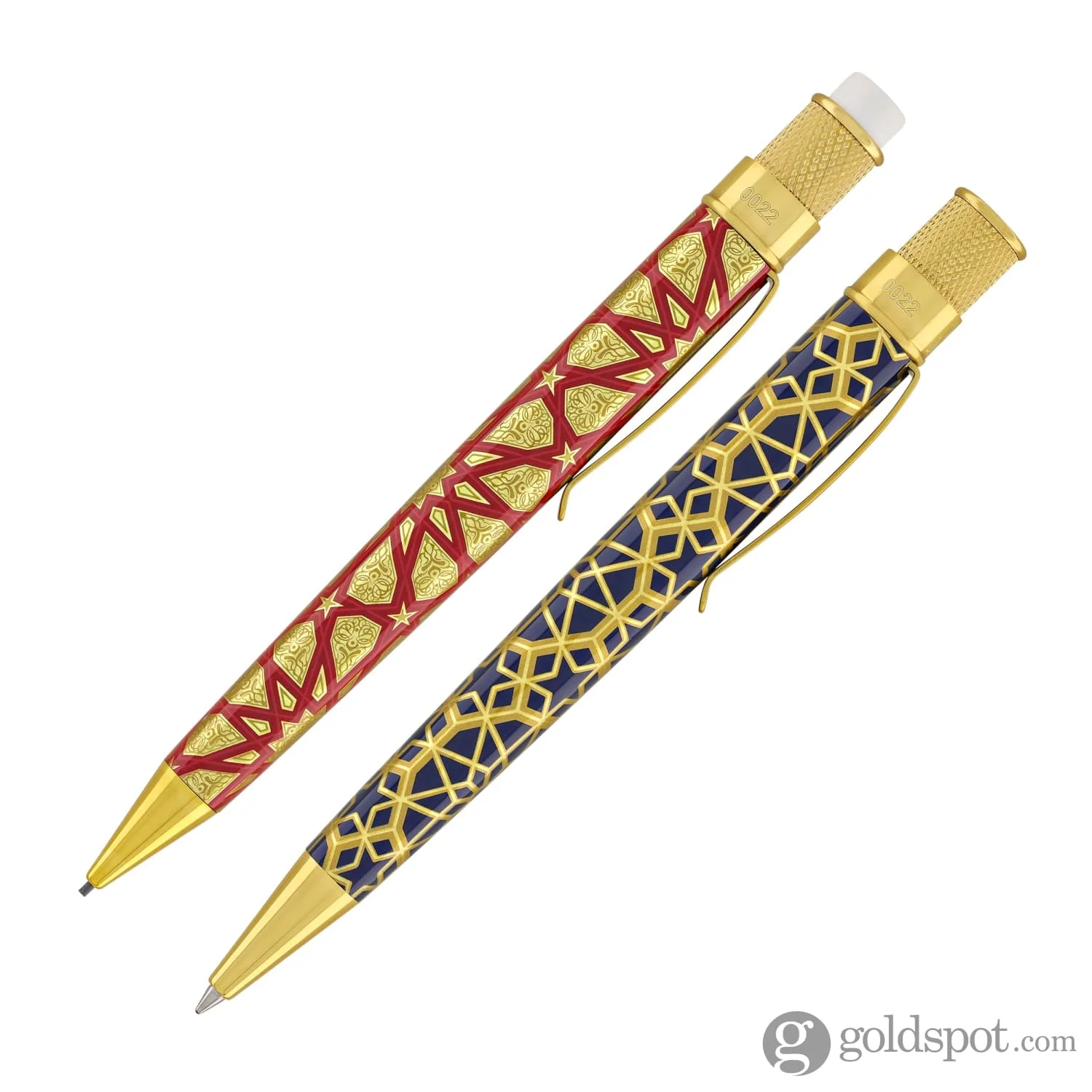 Retro 51 Tornado Metropolitan Rollerball and Pencil Set in Geometric - Image 4