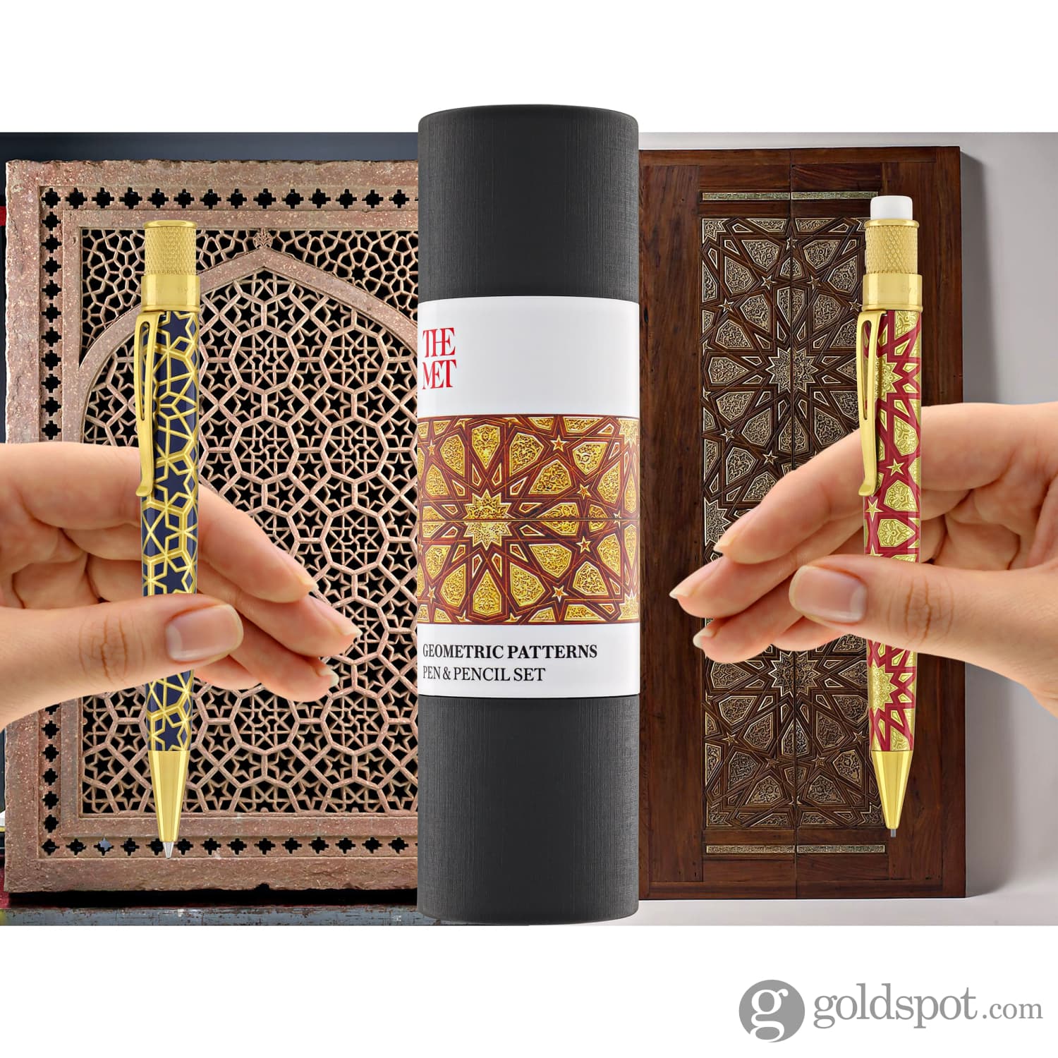 Retro 51 Tornado Metropolitan Rollerball and Pencil Set in Geometric - Image 5