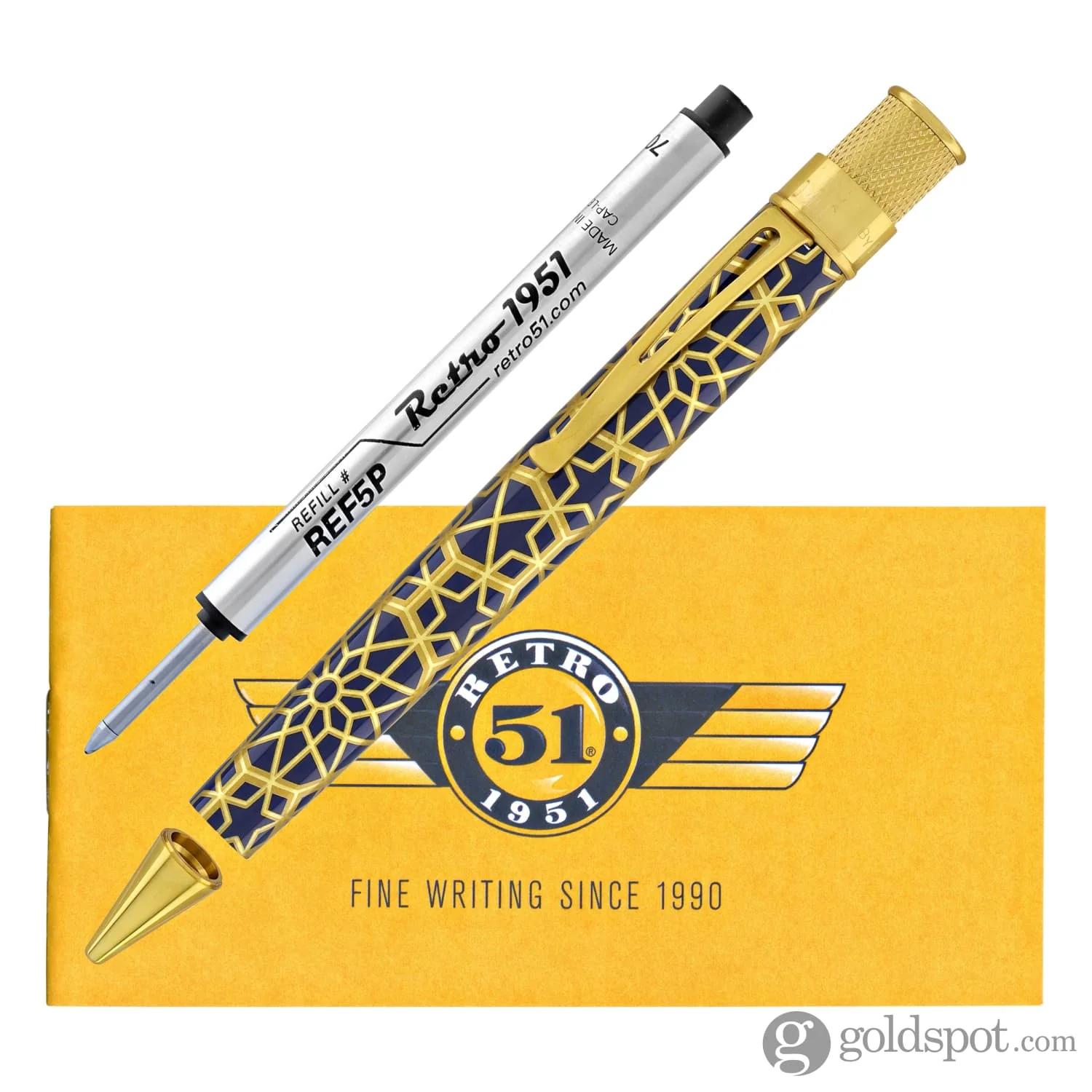 Retro 51 Tornado Metropolitan Rollerball and Pencil Set in Geometric - Image 8