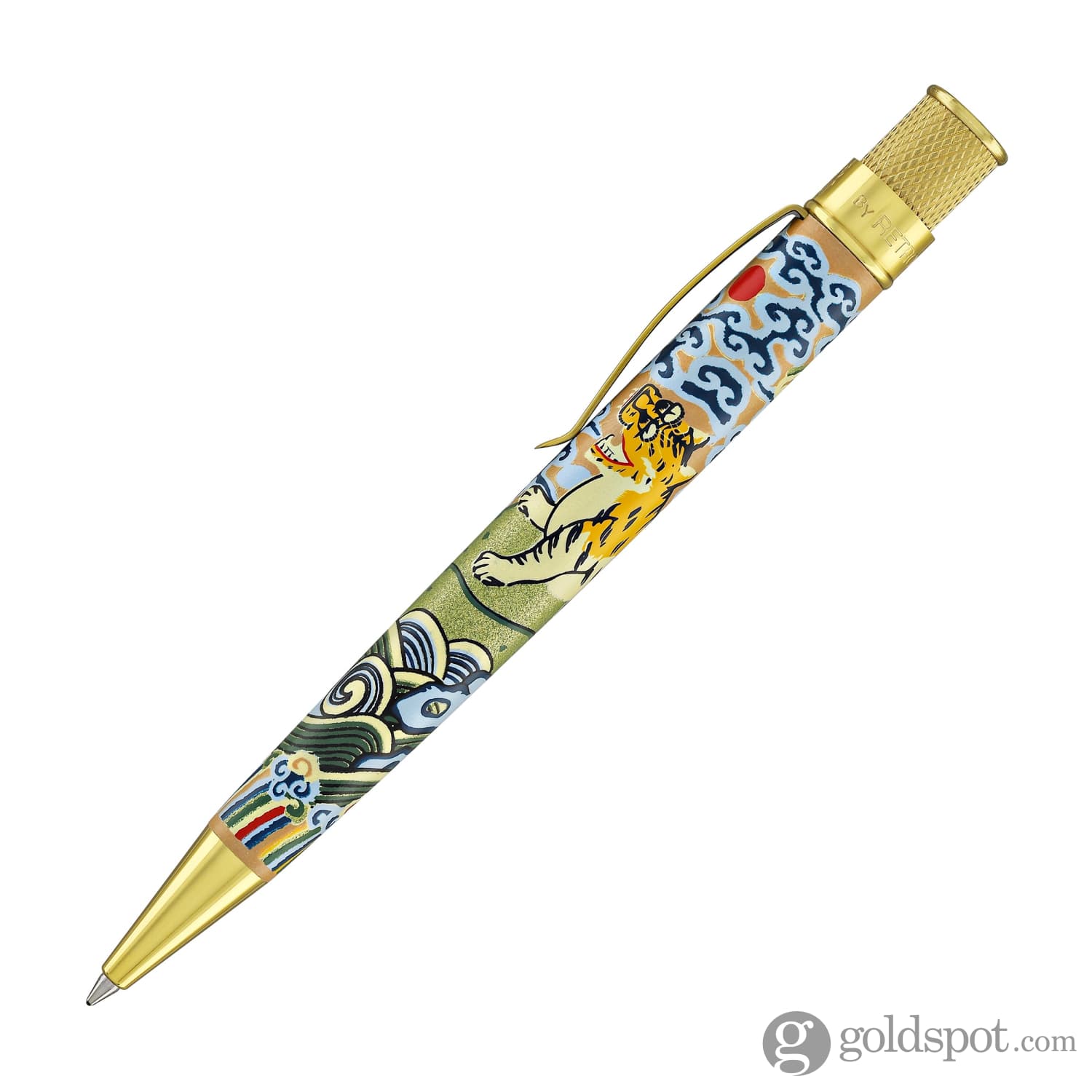 Retro 51 Tornado Metropolitan Rollerball in Chinese Tiger Rank Badge - Image 3
