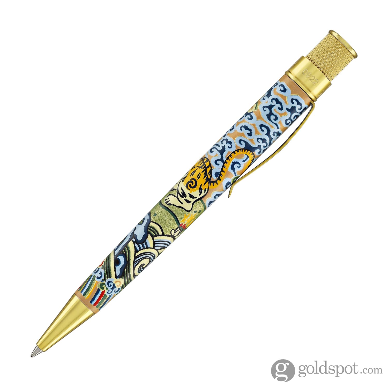 Retro 51 Tornado Metropolitan Rollerball in Chinese Tiger Rank Badge - Image 4