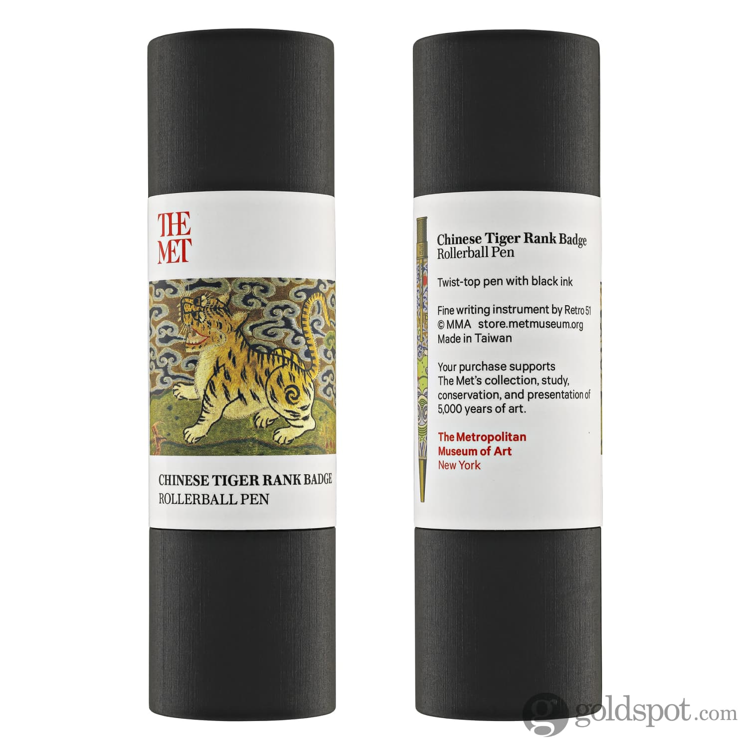 Retro 51 Tornado Metropolitan Rollerball in Chinese Tiger Rank Badge - Image 7