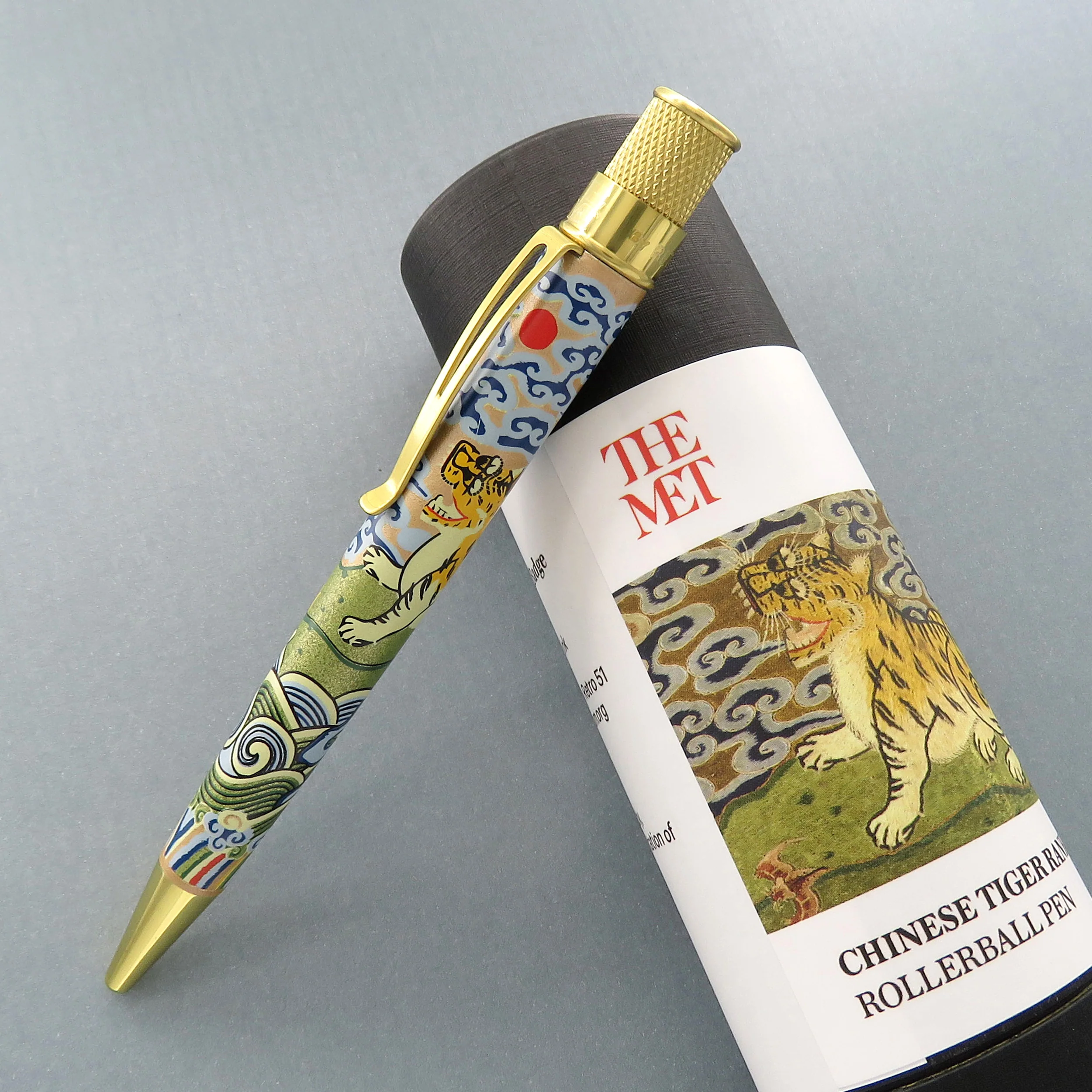 Retro 51 Tornado Metropolitan Rollerball in Chinese Tiger Rank Badge - Image 9