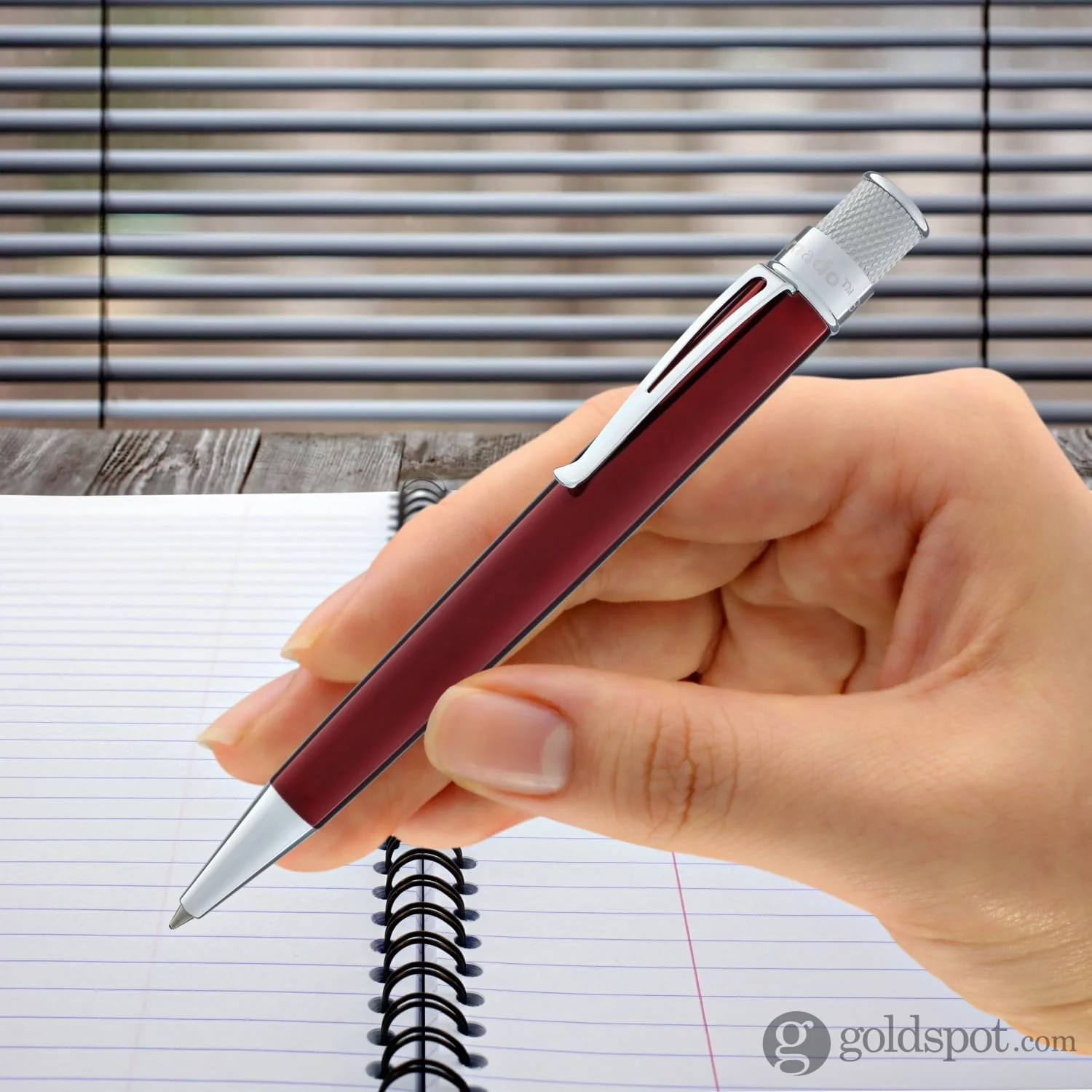 Retro 51 Tornado Rollerball Pen in Red Lacquer - Image 8