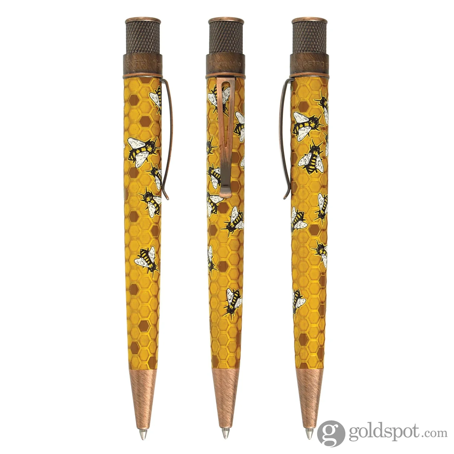 Retro 51 Tornado Rescue Ballpoint Pen in Buzz Orange - Image 3