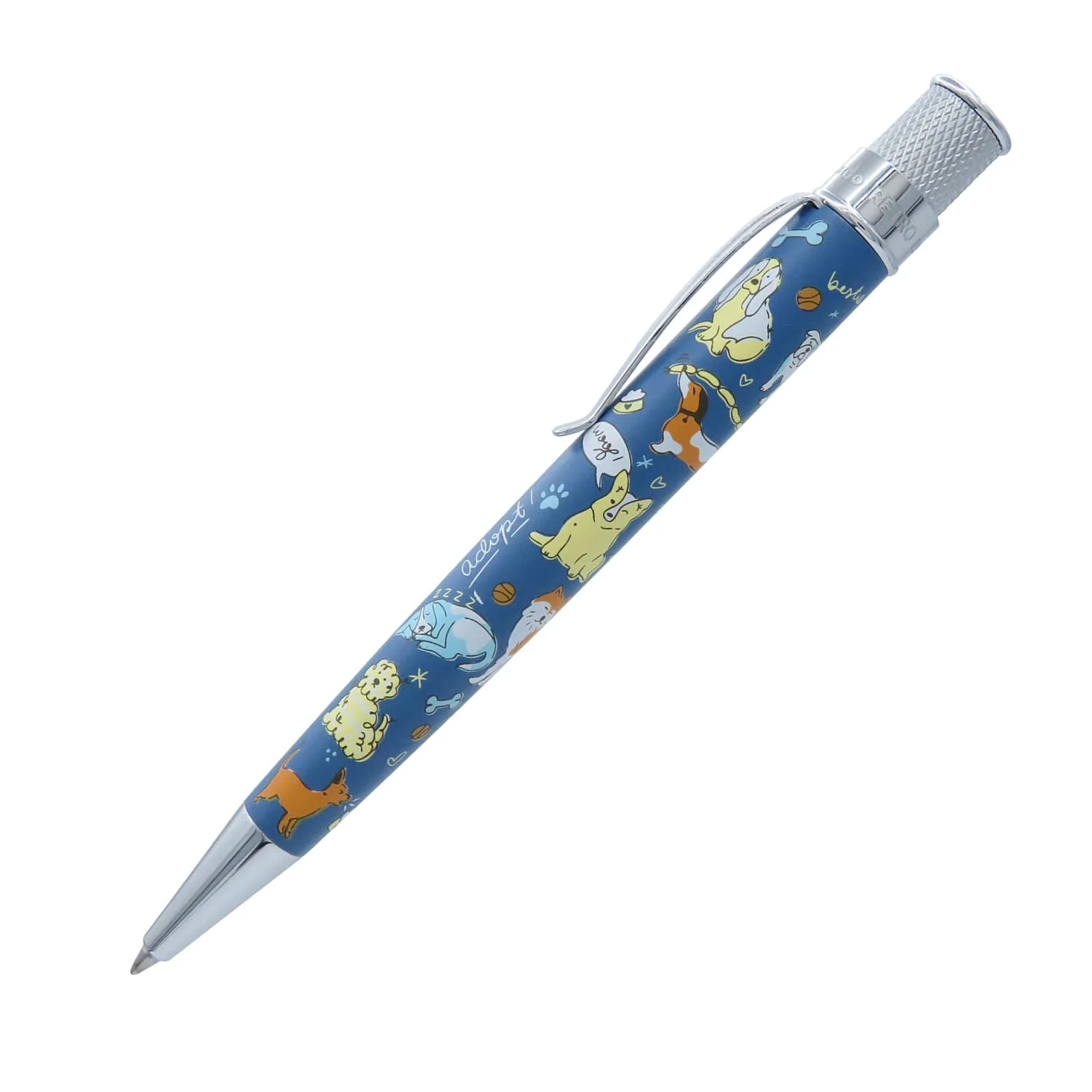 Retro 51 Tornado Rescue Ballpoint Pen in Dog Series 6