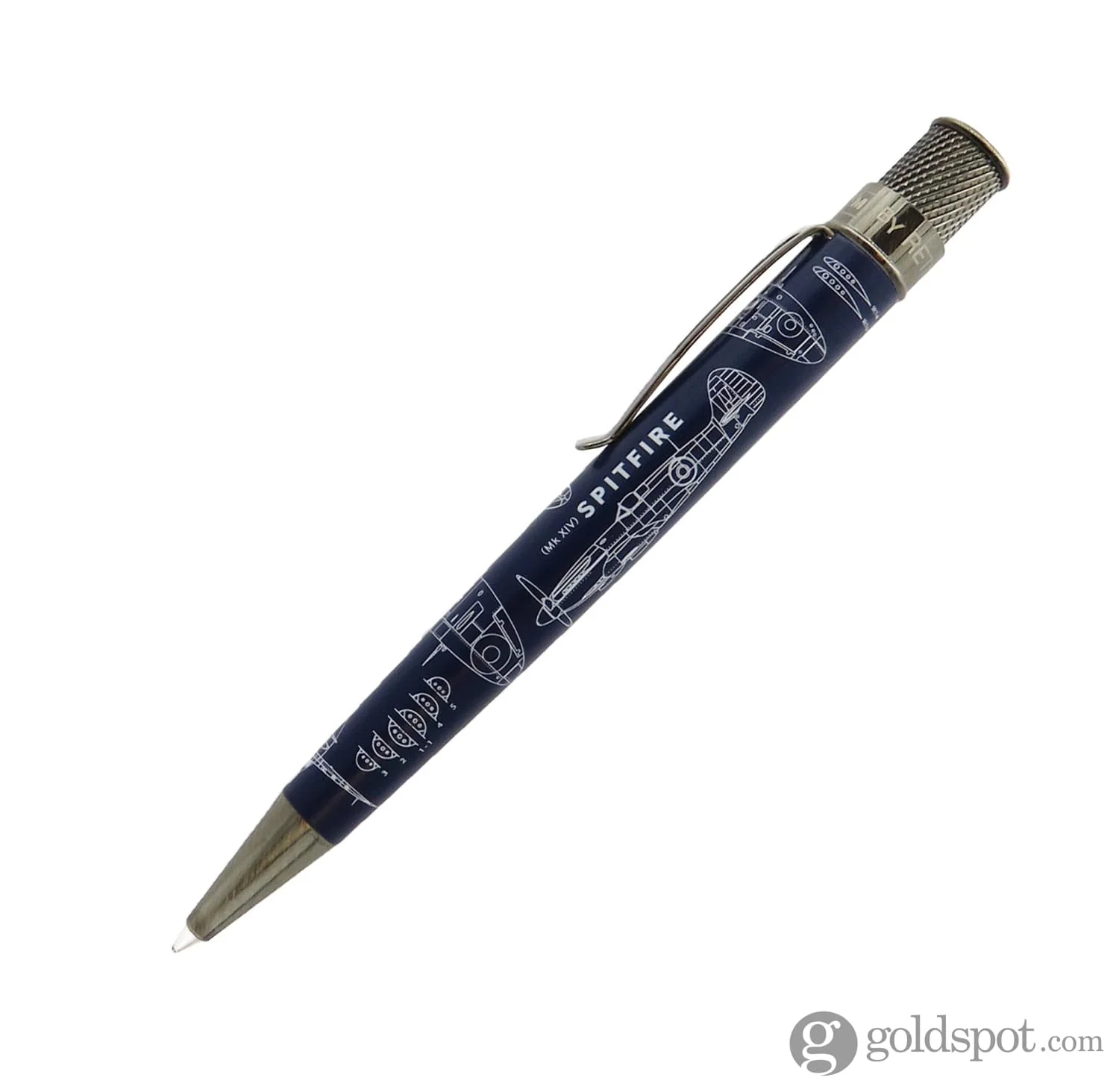 Retro 51 Tornado Imperial War Museums Rollerball Pen in Spitfire Blueprint - Image 6
