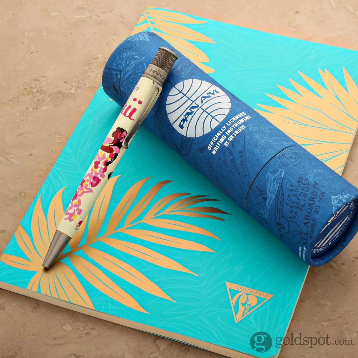 Retro 51 Tornado Rollerball in Pan Am® Hawaii Poster - Image 9