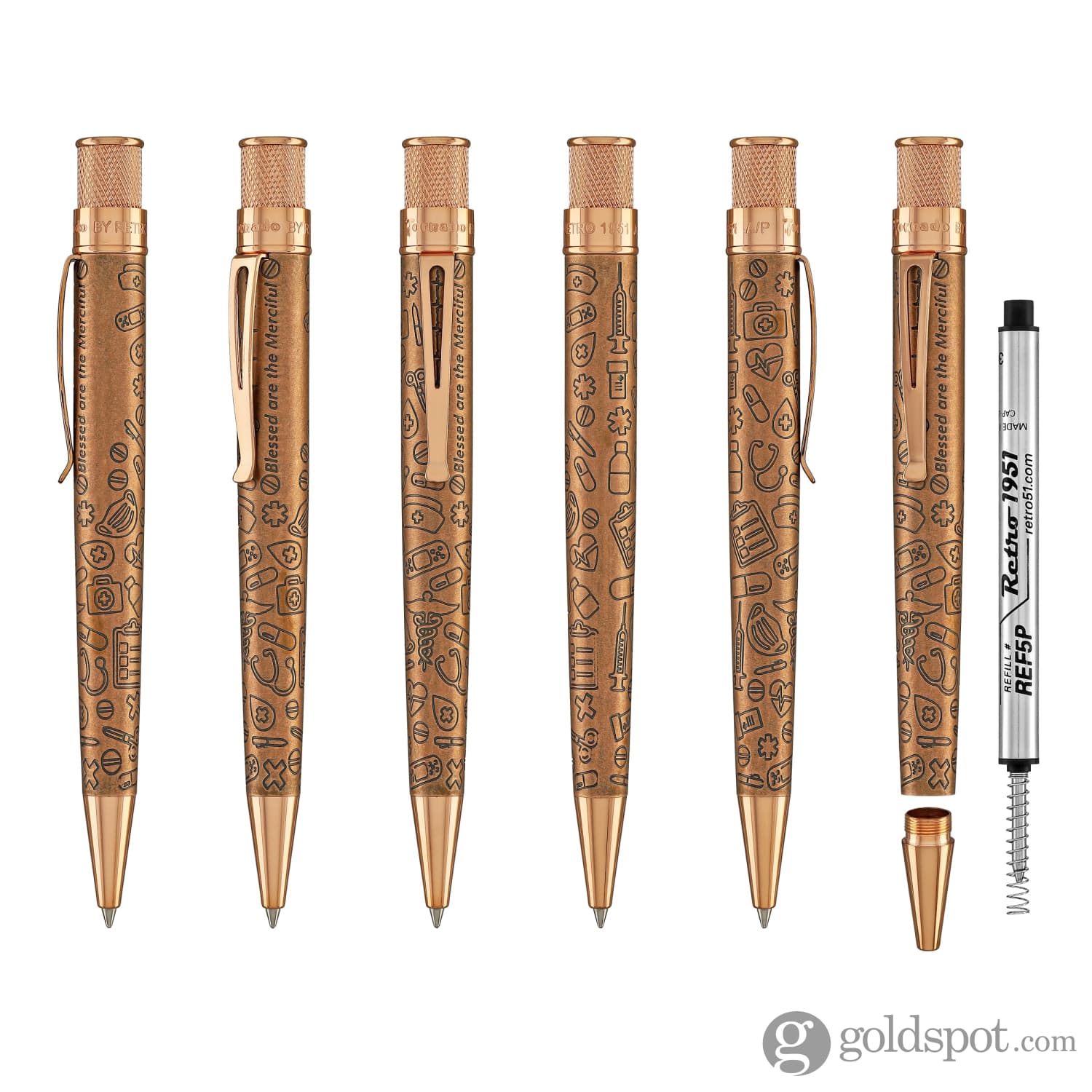 Retro 51 Goldspot Exclusive Tornado Rollerball Pen in Florence Nightingale - Limited Edition - Image 6