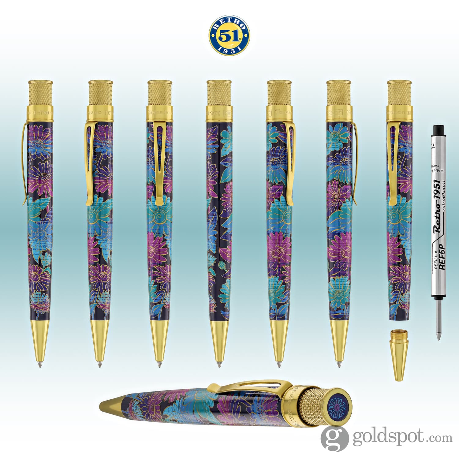Retro 51 Tornado Rollerball Pen in May Flowers Limited Edition - Artist Proof - Image 6