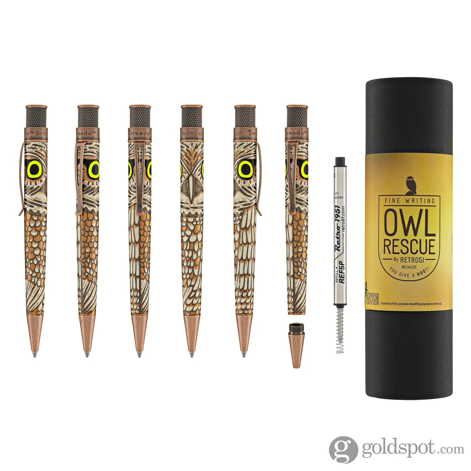 Retro 51 Tornado Rollerball Pen in Owl Rescue - Image 8
