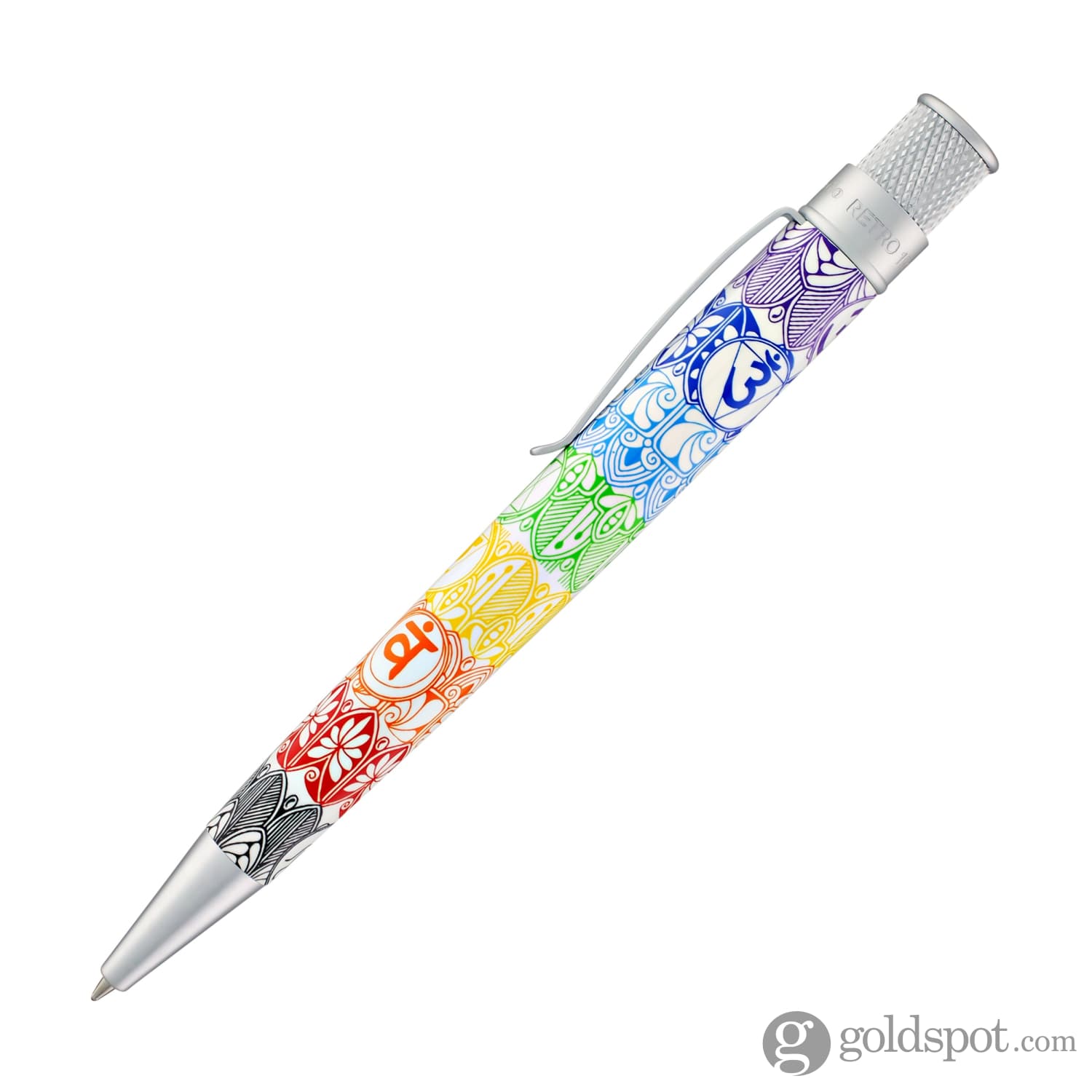 Retro 51 Goldspot Exclusive Tornado Rollerball Pen in Seven Chakras - Image 3