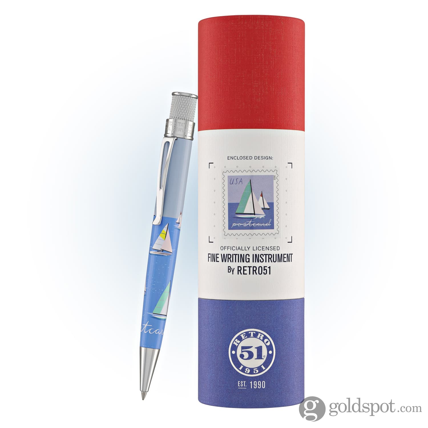 Retro 51 Tornado Rollerball Pen in USPS Sailboats - Image 6