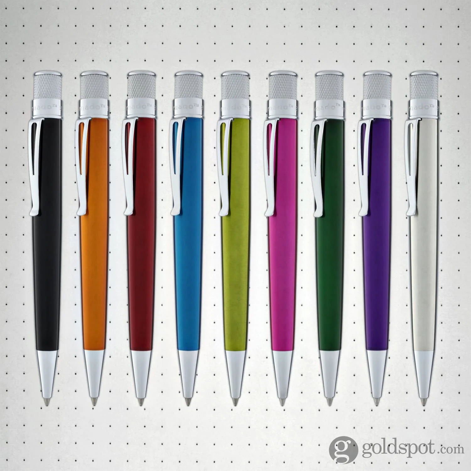 Retro 51 Tornado Rollerball Pen in Stainless Steel Lacquer - Image 10
