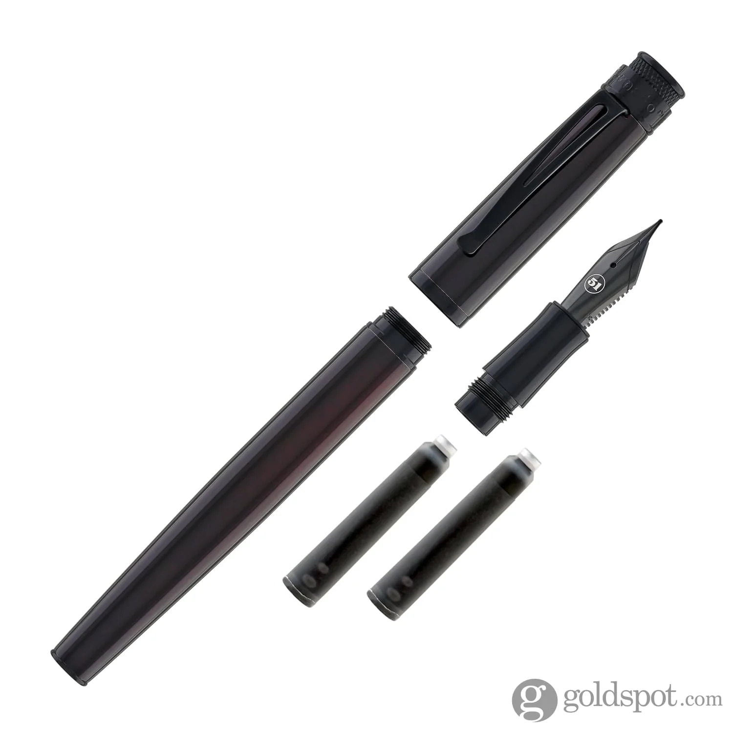 Retro 51 Tornado™ Stealth Fountain Pen in Black Cherry - Image 7
