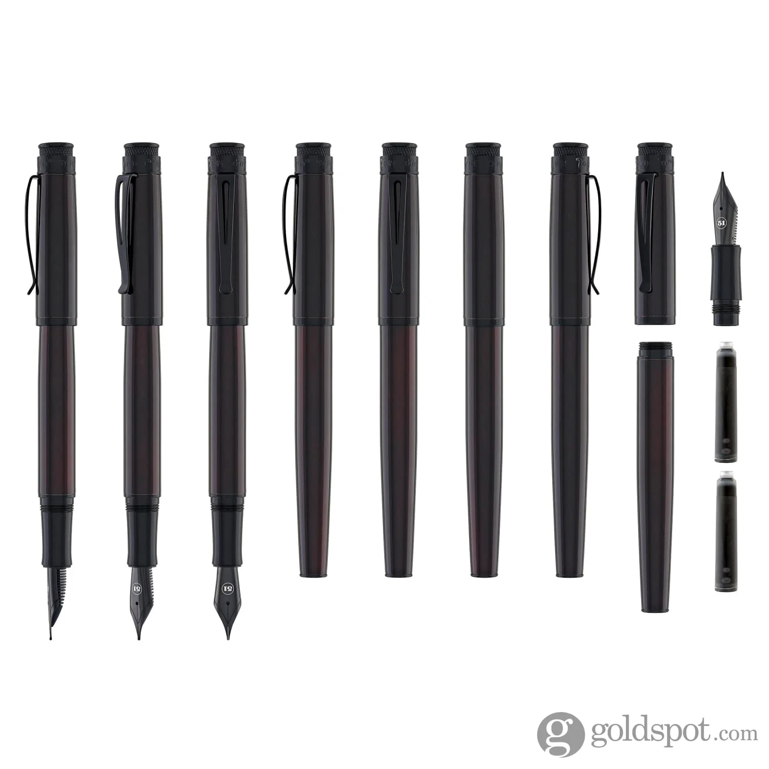 Retro 51 Tornado™ Stealth Fountain Pen in Black Cherry - Image 8