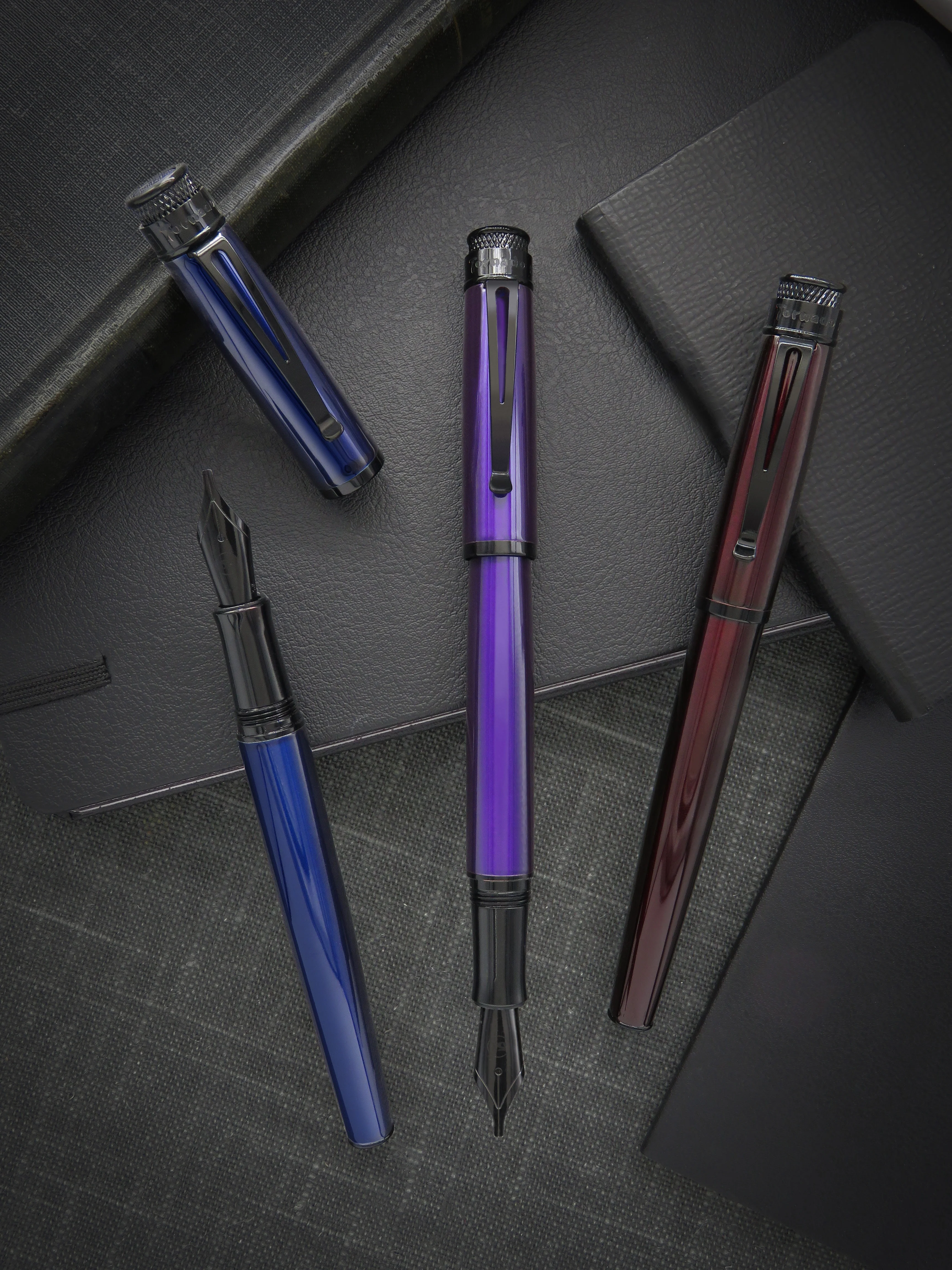 Retro 51 Tornado™ Stealth Fountain Pen in Black Cherry - Image 9