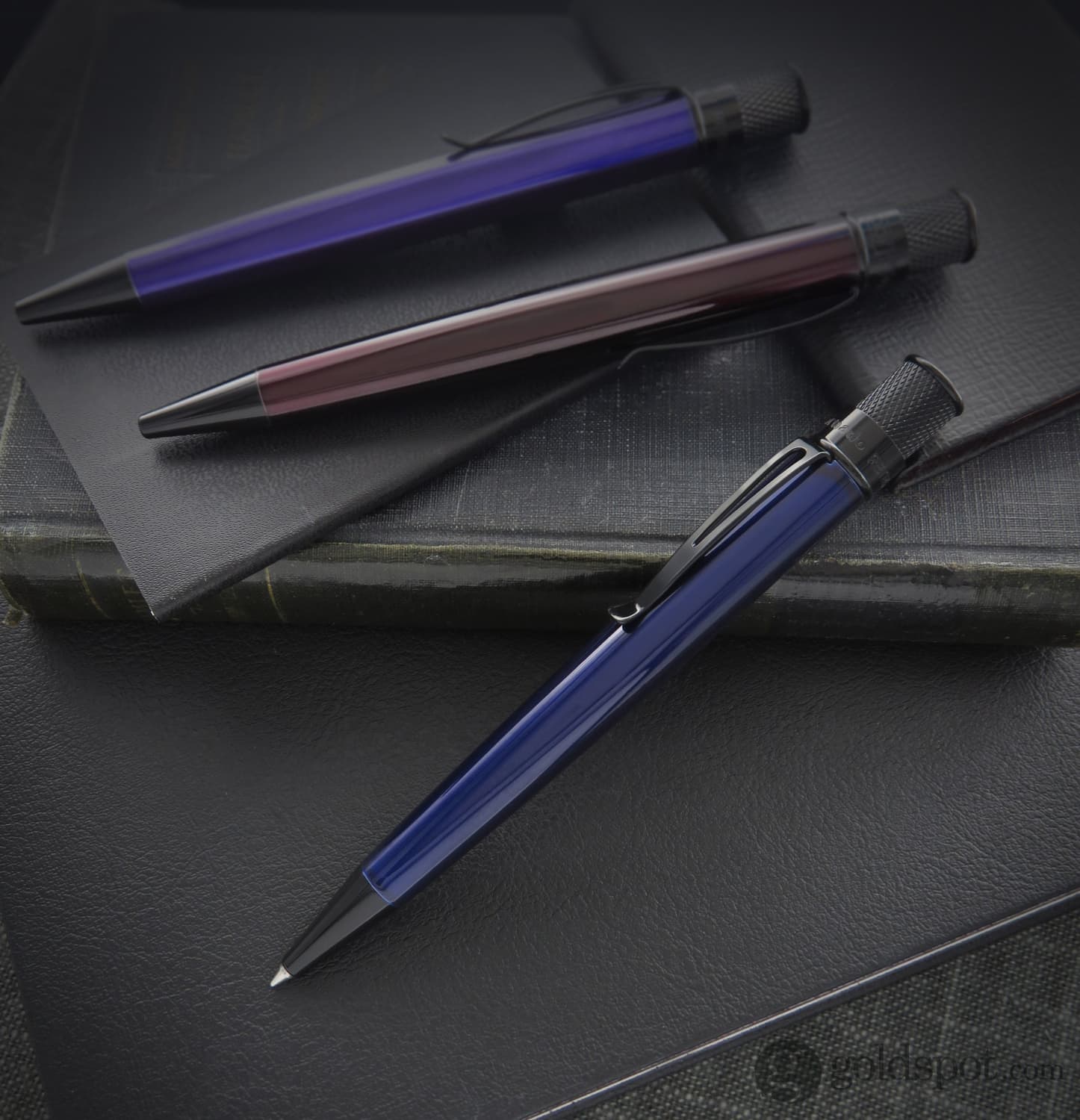 Retro 51 Tornado™ Stealth Rollerball Pen in Blue Black - Image 2