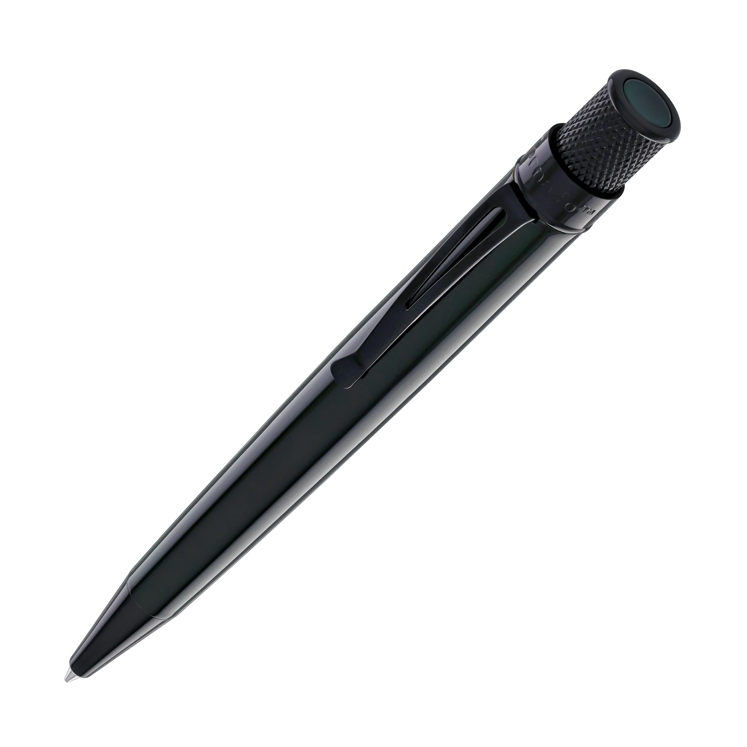Retro 51 Tornado Stealth Rollerball Pen in Emerald Green