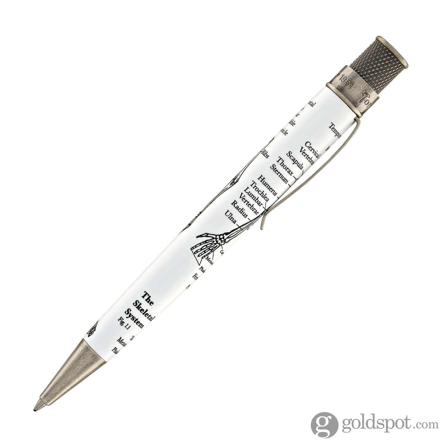 Retro 51 Tornado Metalsmith Rollerball Pen in Dr. Gray - Image 4
