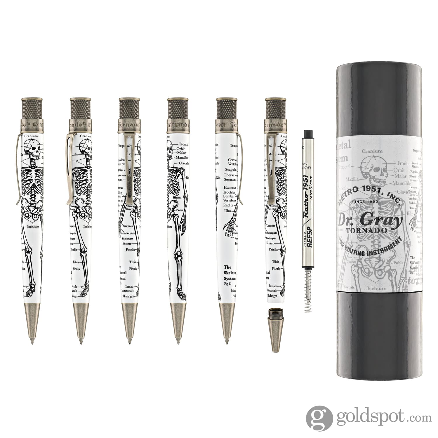 Retro 51 Tornado Metalsmith Rollerball Pen in Dr. Gray - Image 6