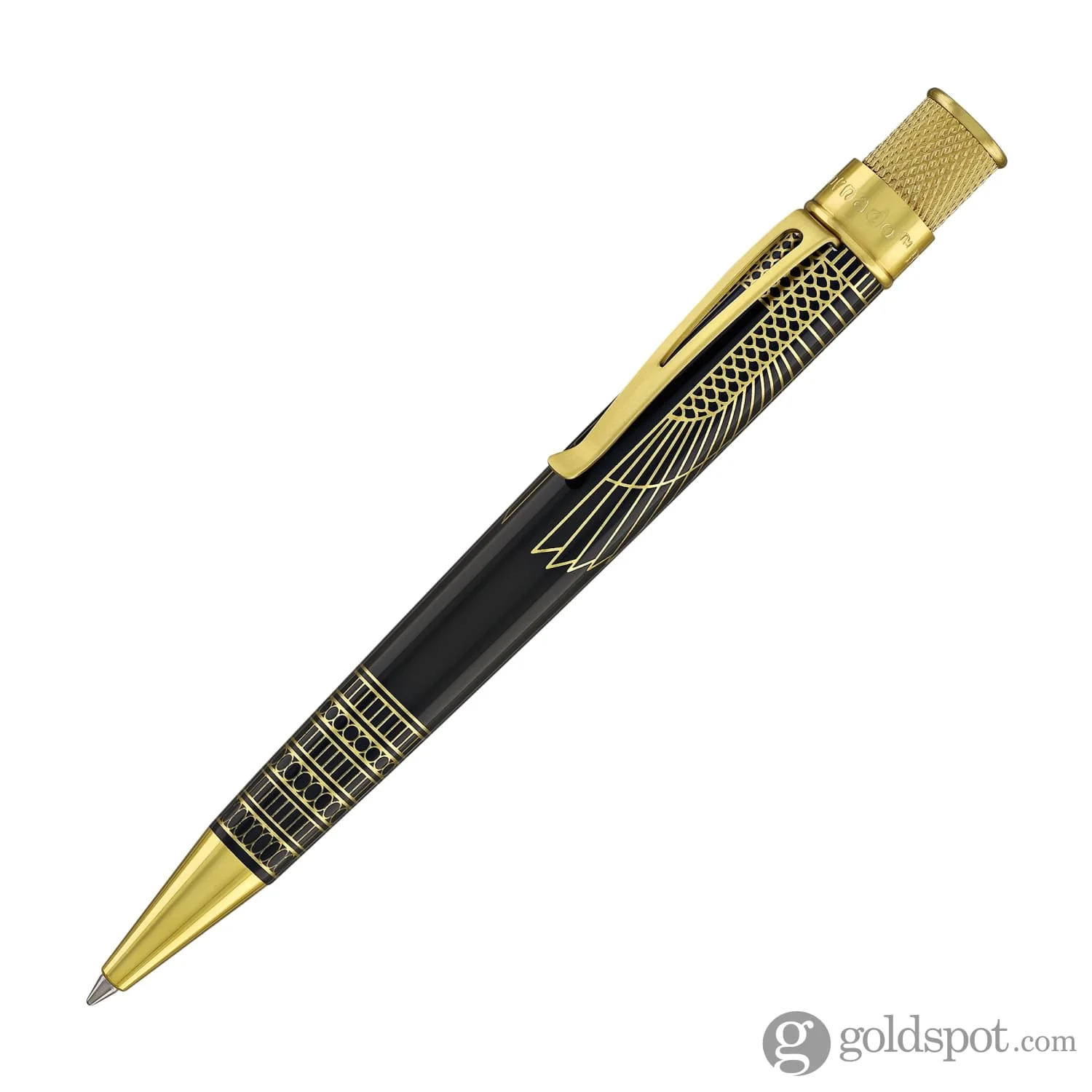 Retro 51 Tornado Vintage Metalsmith Rollerball Pen in Cleopatra - Image 3