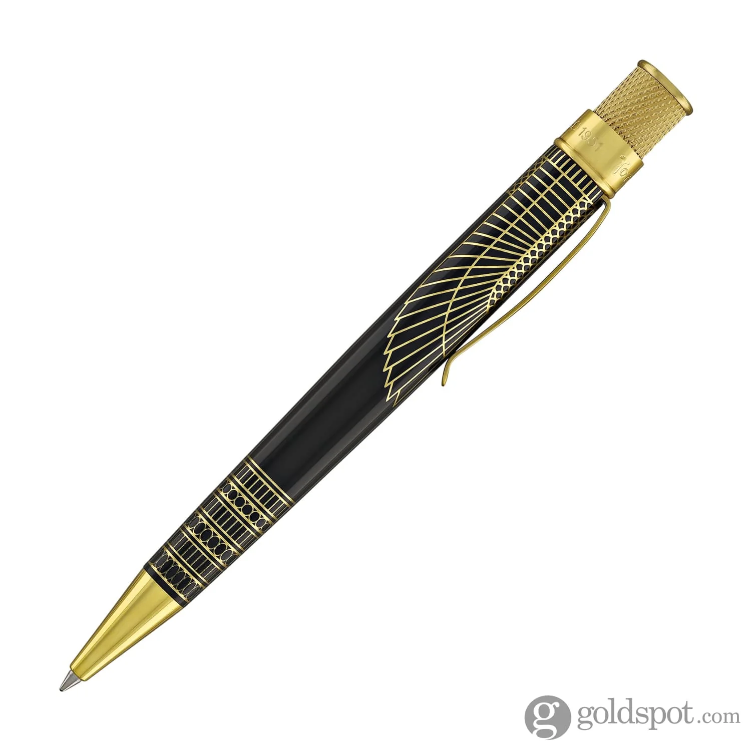 Retro 51 Tornado Vintage Metalsmith Rollerball Pen in Cleopatra - Image 5