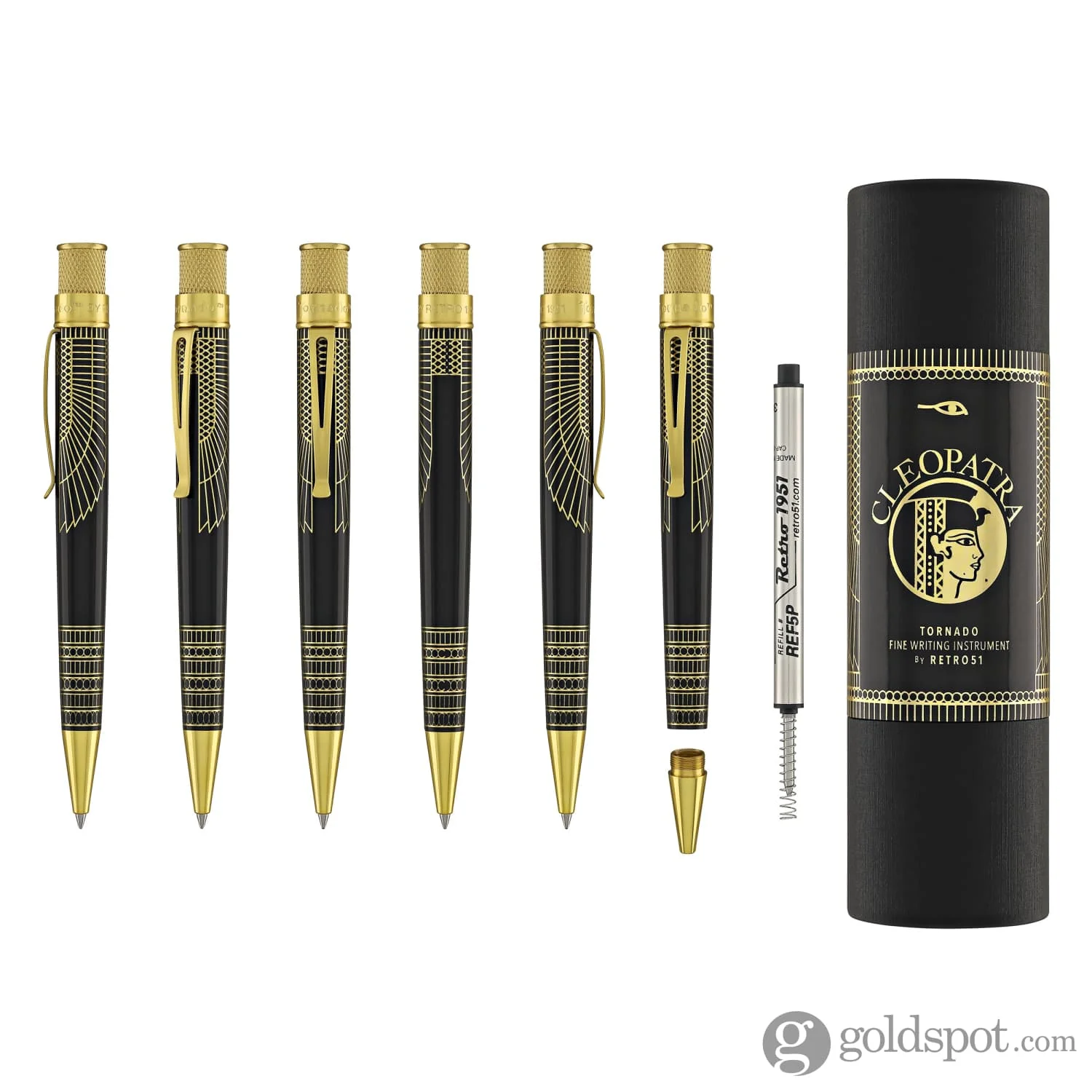 Retro 51 Tornado Vintage Metalsmith Rollerball Pen in Cleopatra - Image 8