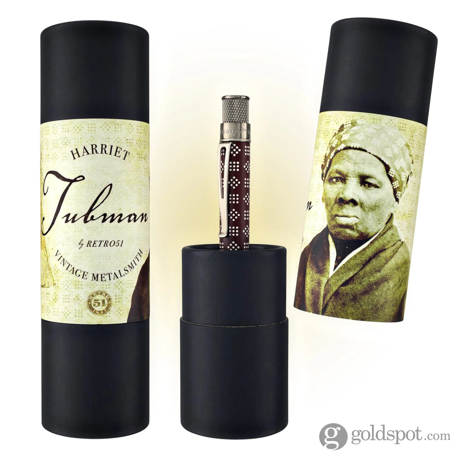 Retro 51 Tornado Vintage Metalsmith Rollerball Pen in Harriet Tubman - Image 9