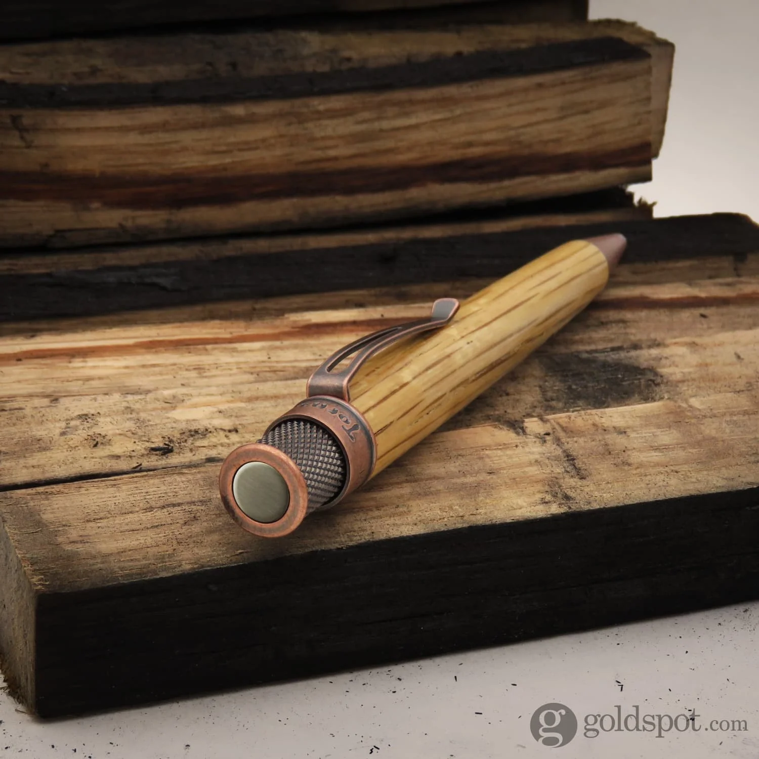 Retro 51 Tornado Woodworks Rollerball Pen in Bourbon Barrel - Image 8