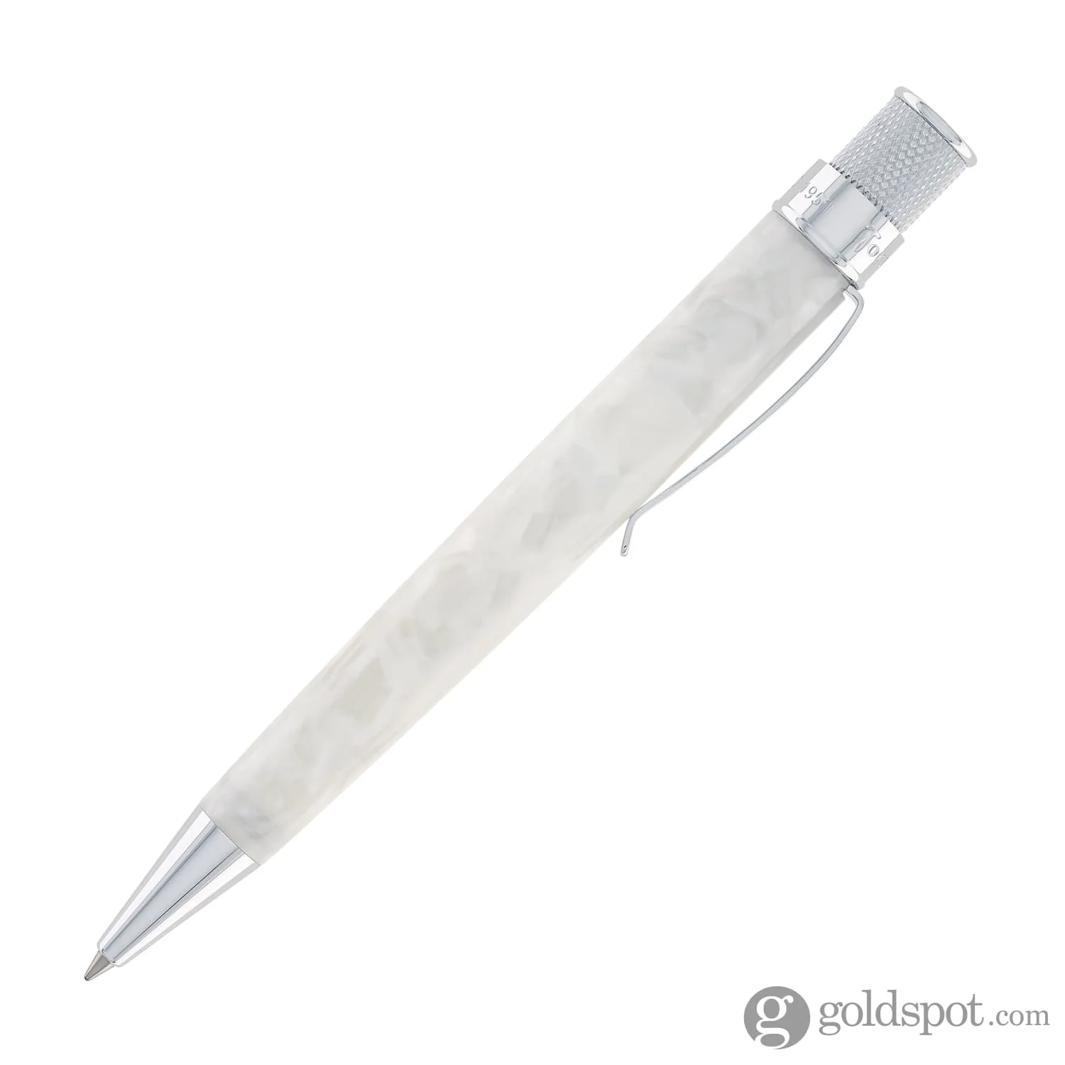 Retro 51 Vault Tornado Acrylic Rollerball Pen in Opal White - Image 5