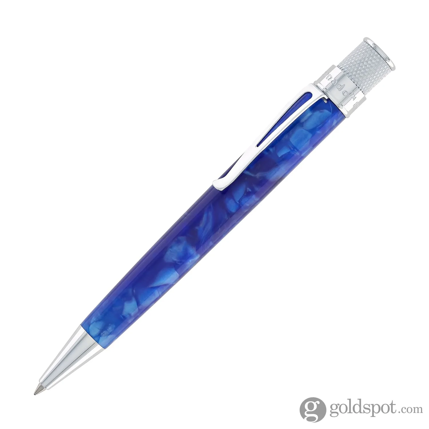 Retro 51 Vault Tornado Acrylic Rollerball Pen in Sapphire Blue - Image 3